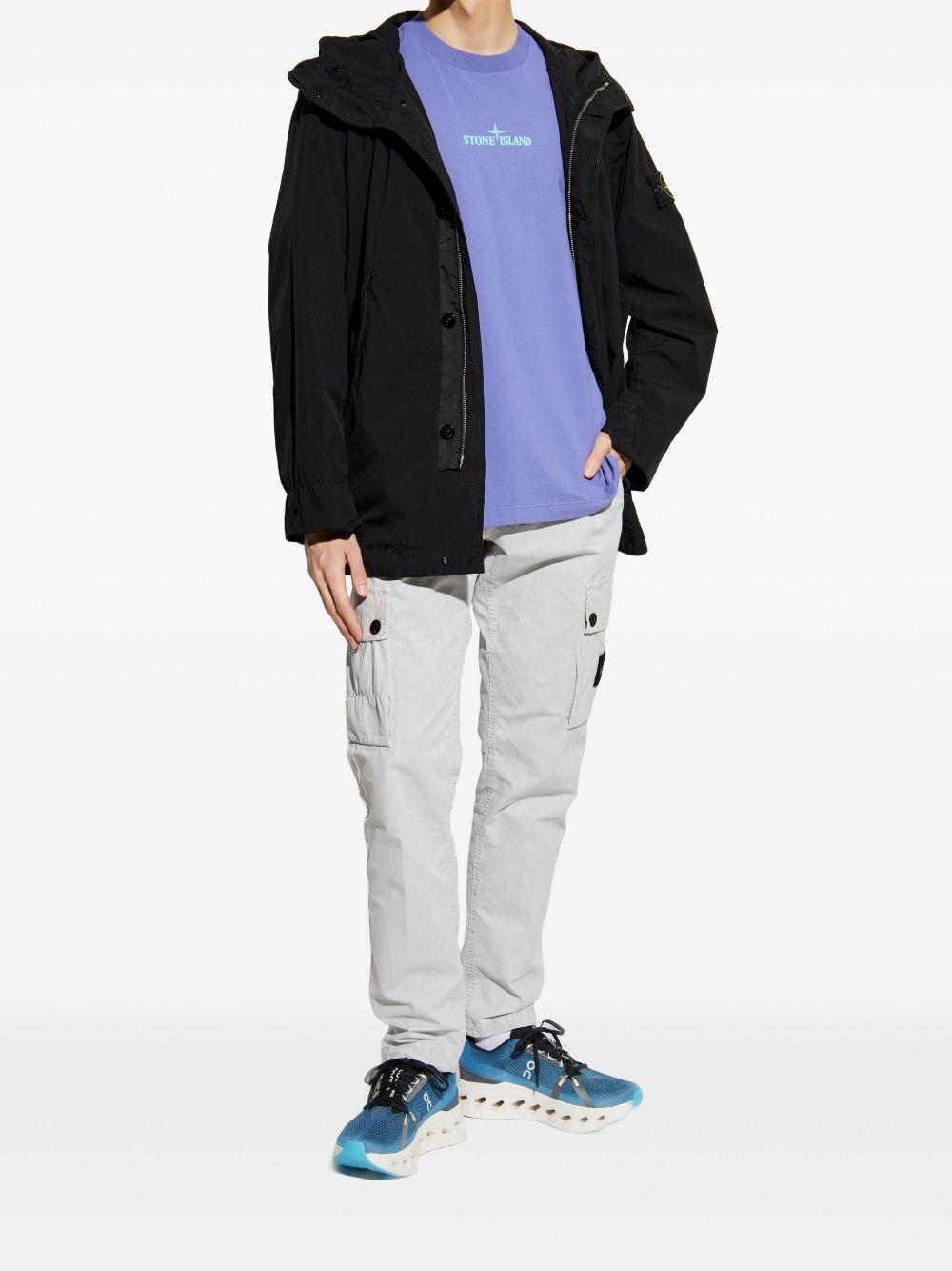 Compass-patch parka jacket Product Image