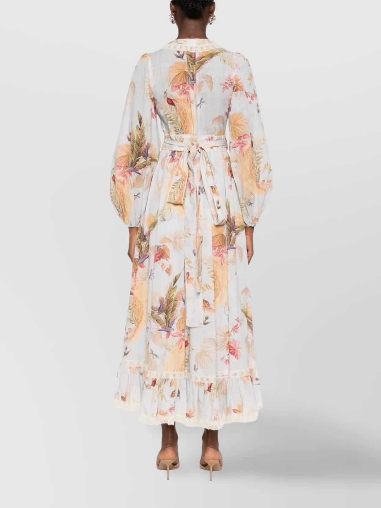 Ascension frill midi dress Product Image