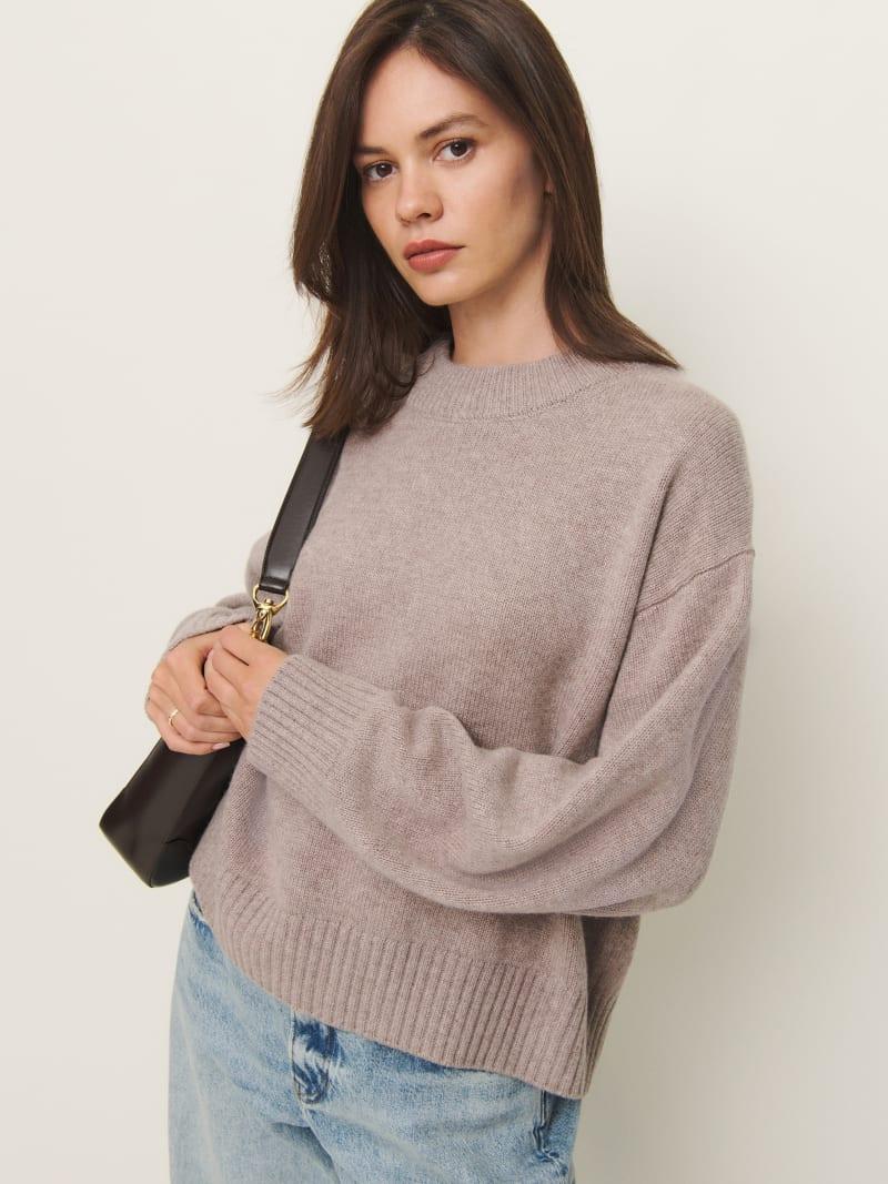 Cove Cashmere Oversized Crew Product Image