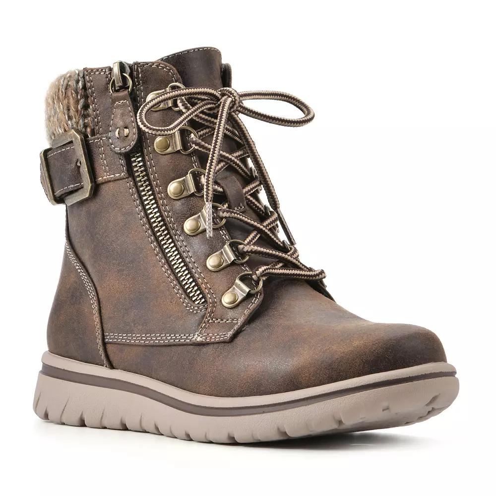 Cliffs by White Mountain Hearty Women's Combat Boots,  Product Image