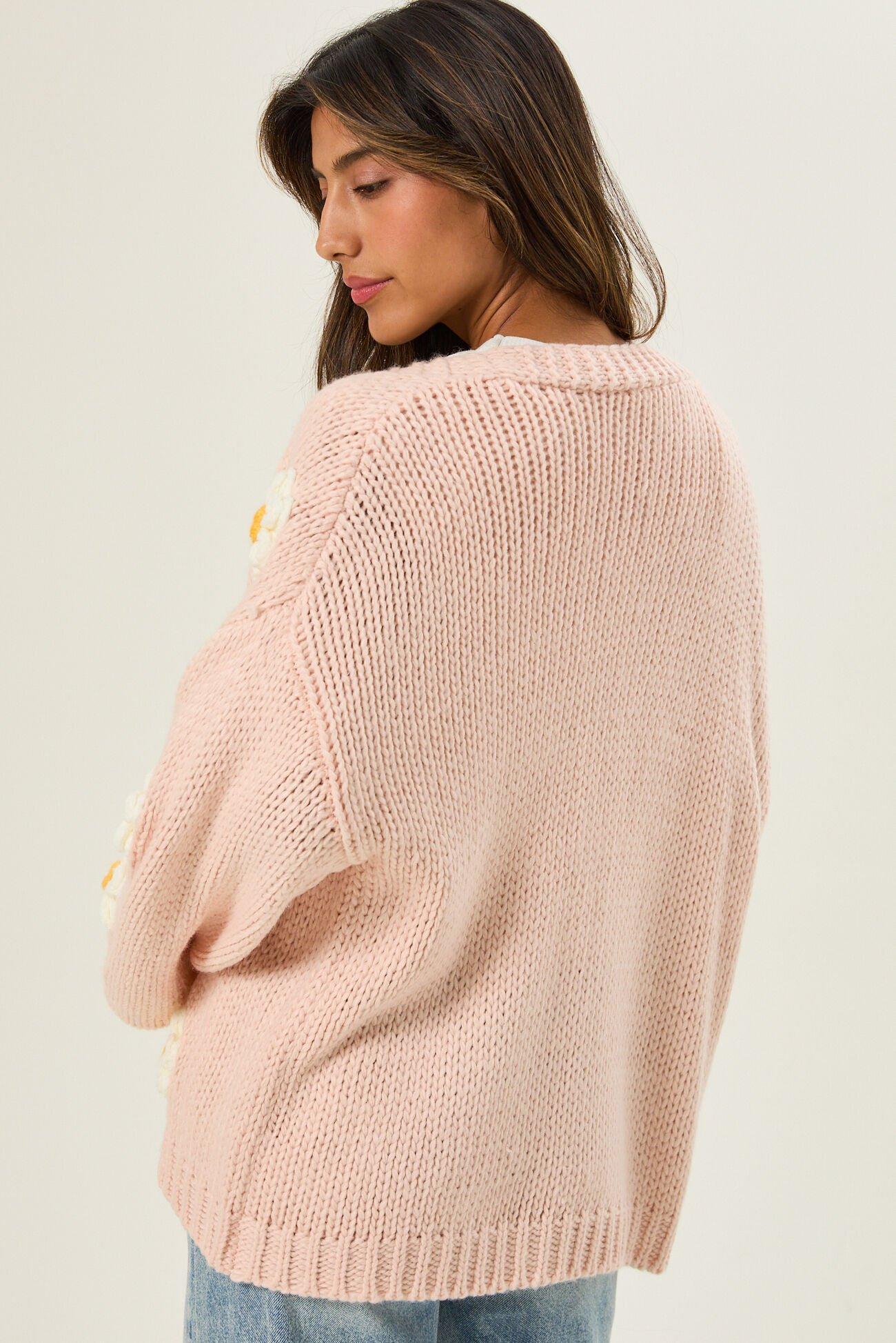 Daisie 3D Floral Cardigan Product Image