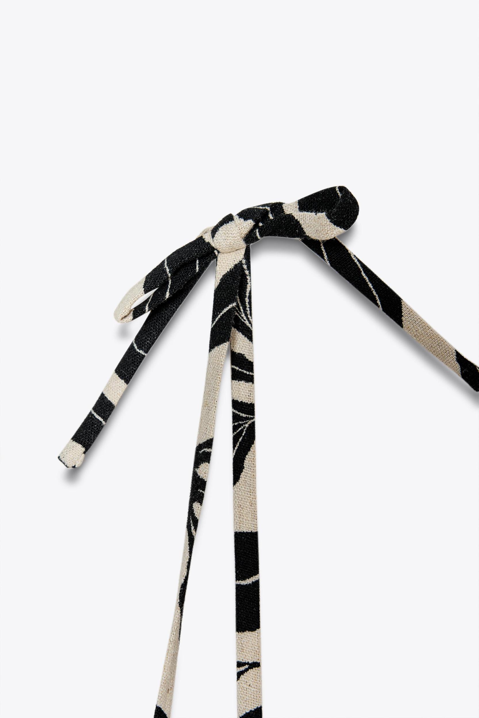 PRINTED LINEN TOP Product Image