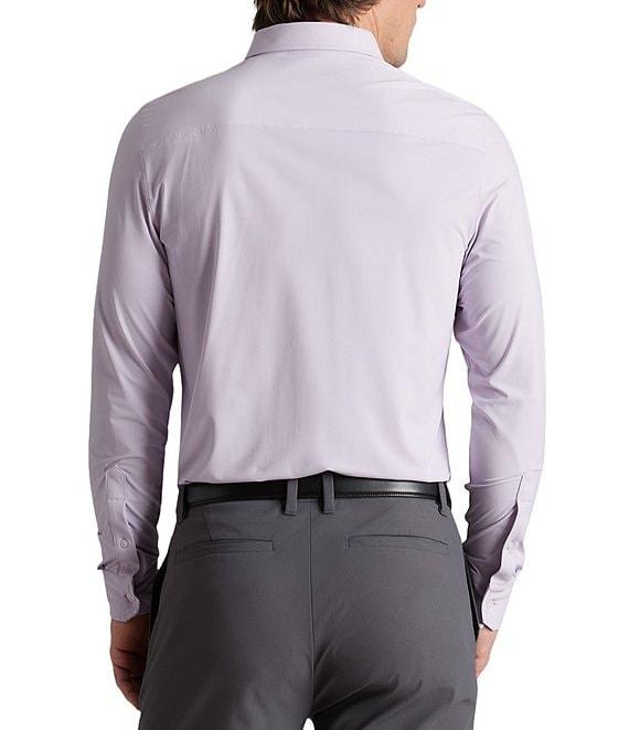 RHONE Slim Fit Solid Commuter Performance Stretch Long Sleeve Woven Shirt Product Image