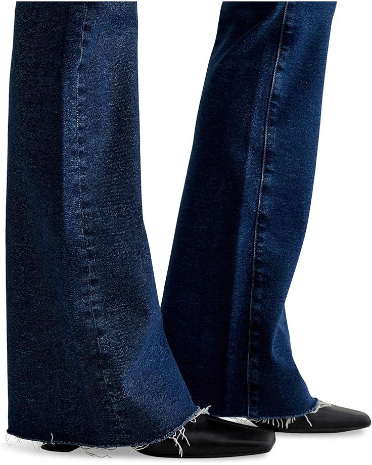 Farrah Mid Rise Bootcut Jeans in Super Black Product Image