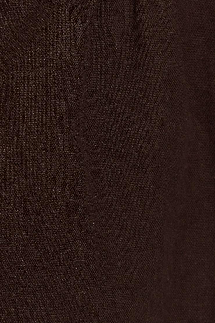 Linen Tie Back Halter Top Product Image