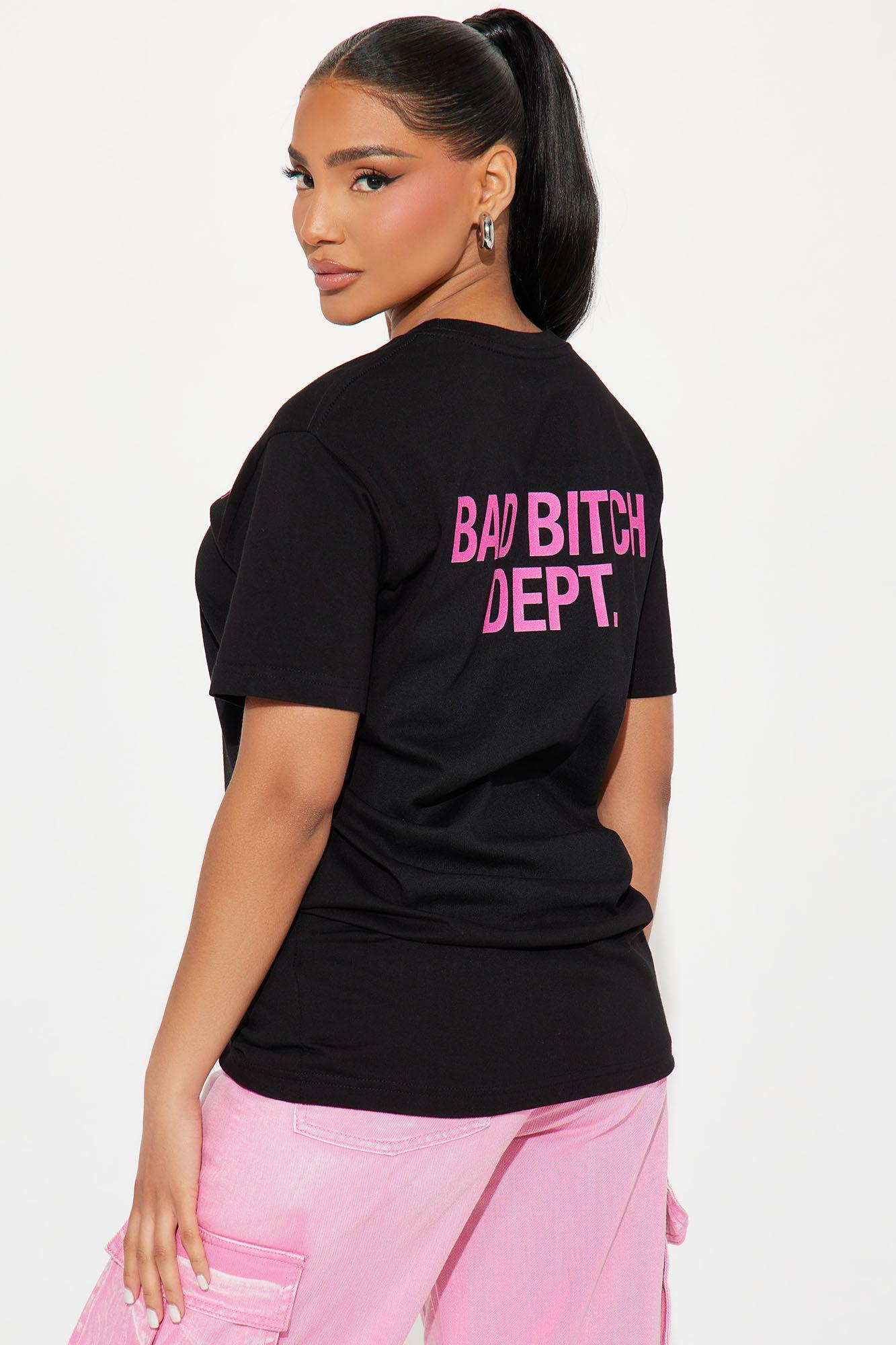 Member Of The Bad Bitch Dept Tee - Black Product Image