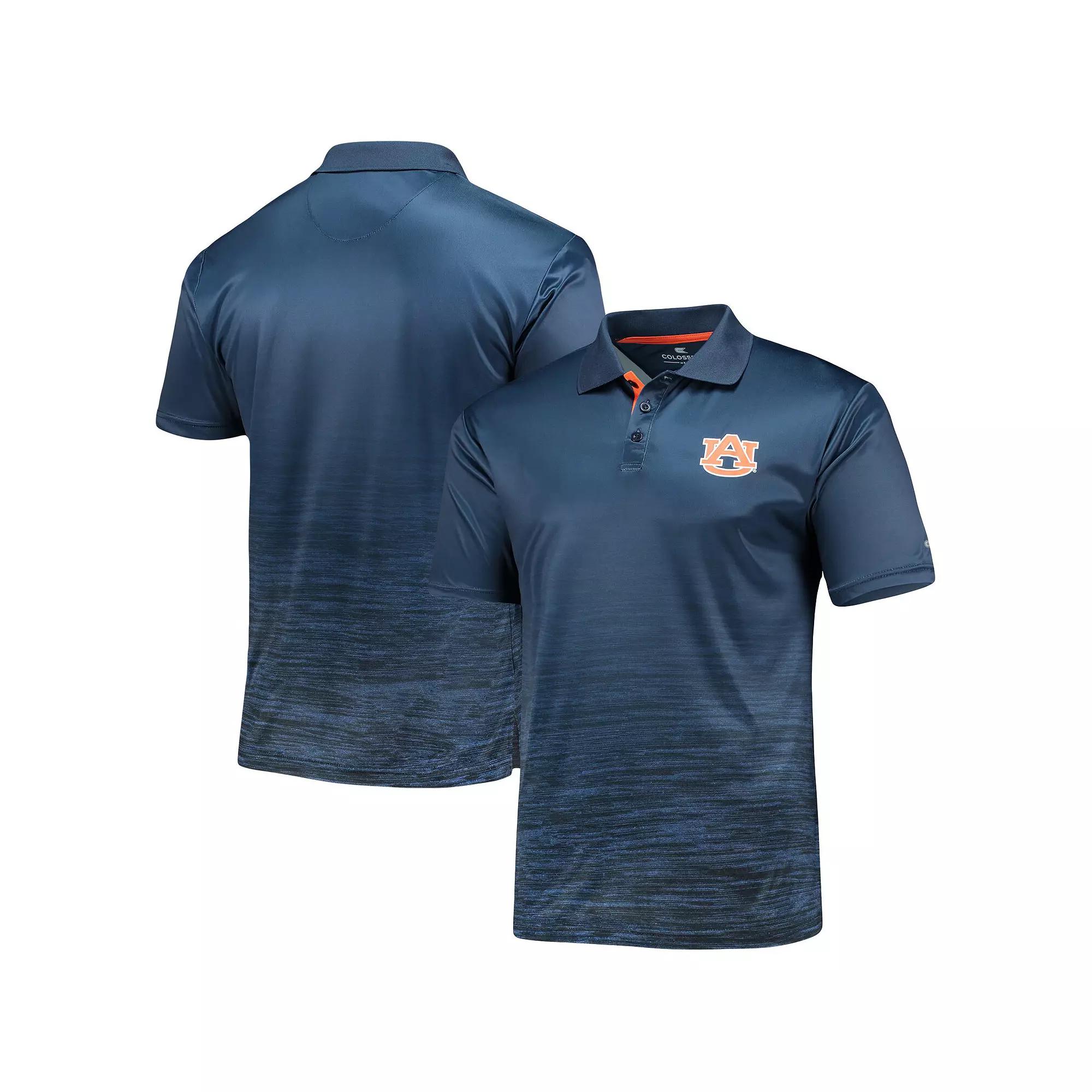 Men's Colosseum Navy Auburn Tigers Marshall Polo,  Product Image