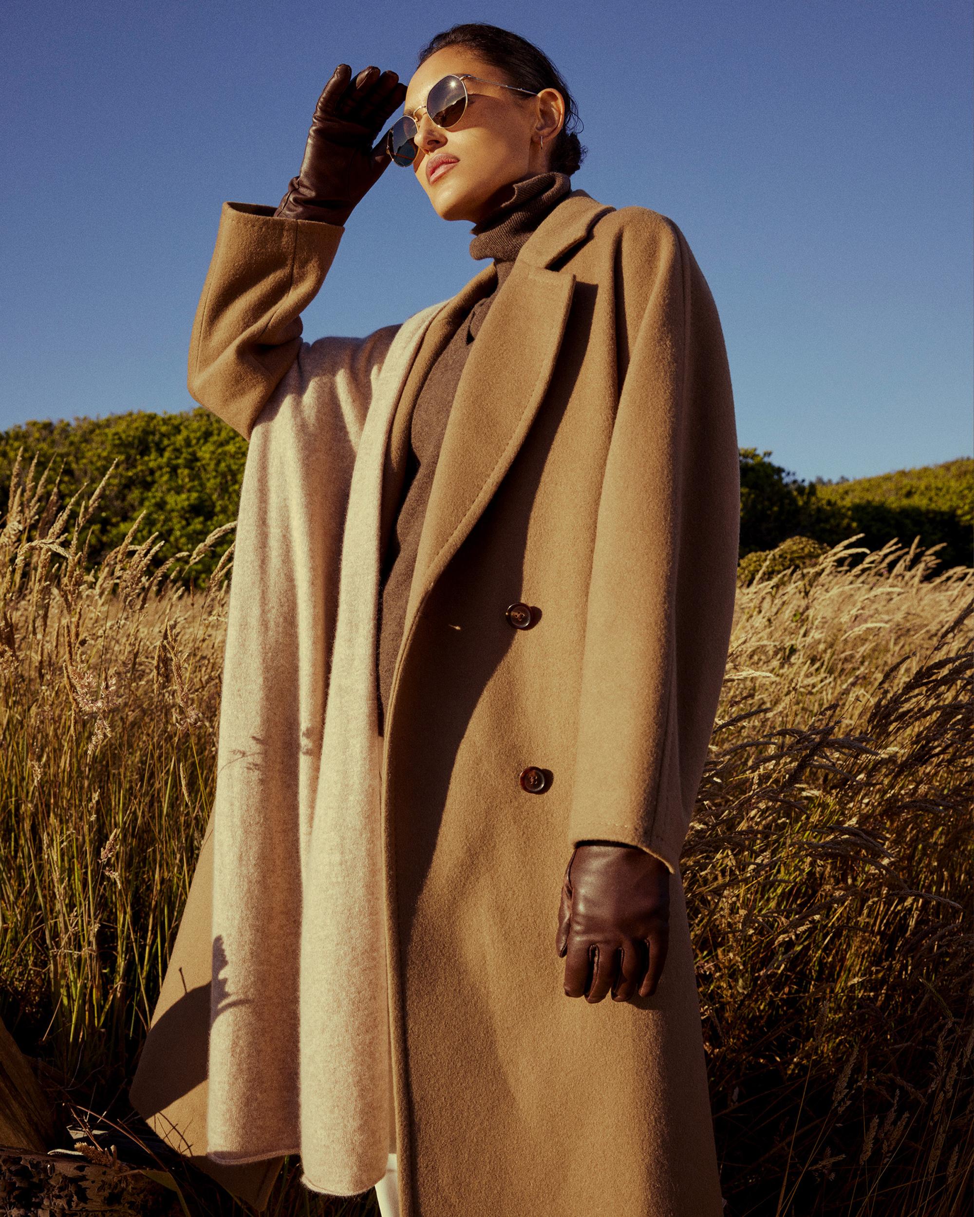 Quince | Women's Italian Wool Double-Breasted Coat Wool/Nylon Product Image