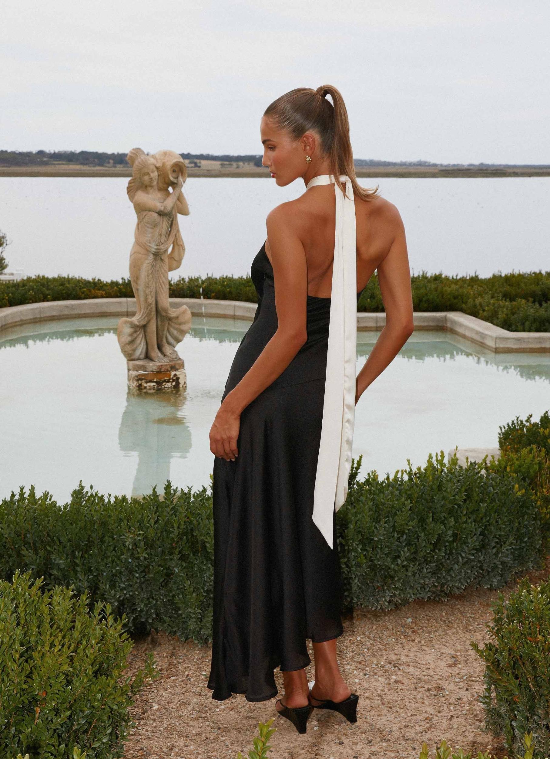 Night Owl Maxi Dress - Black Product Image
