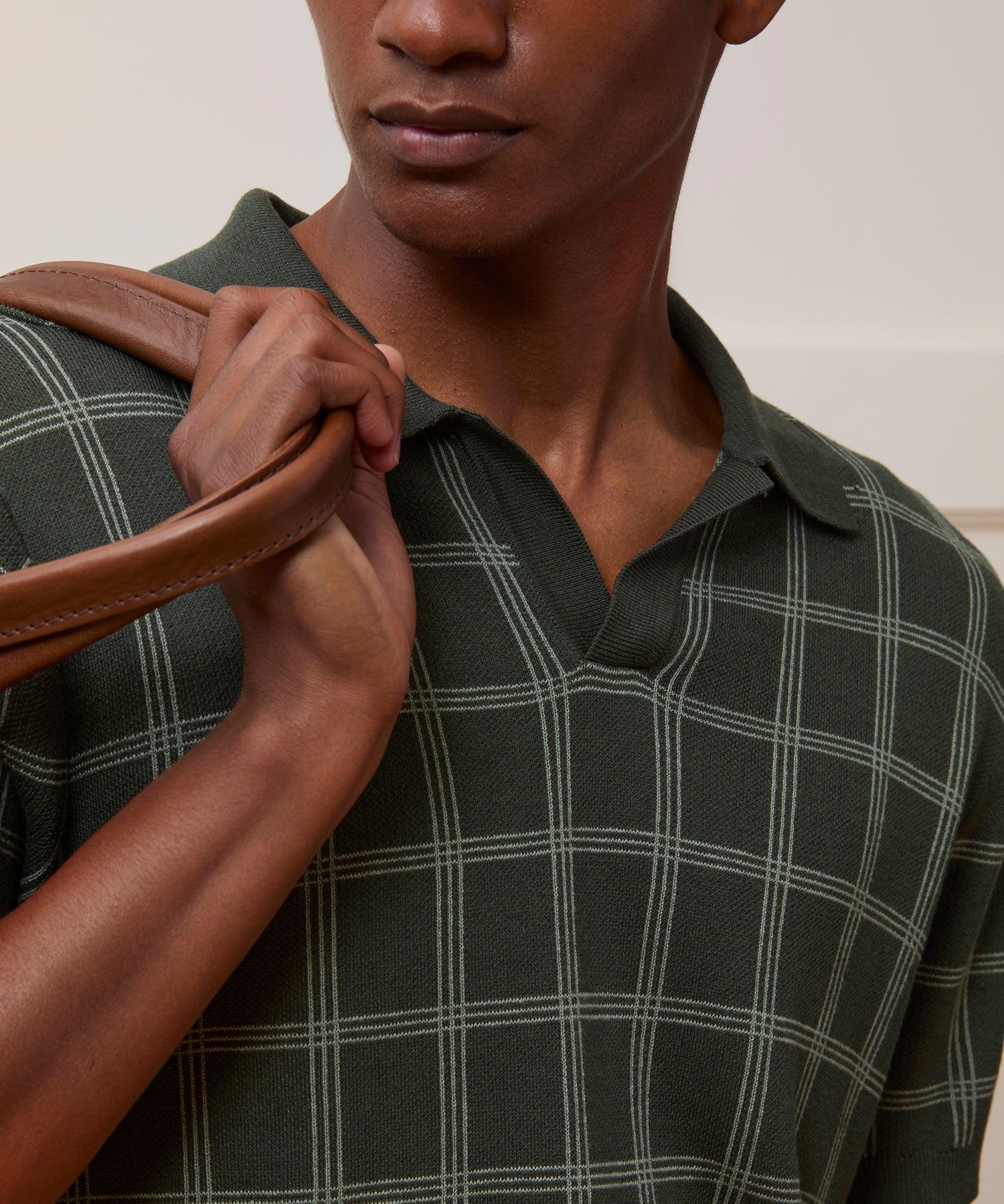 Silk-Cotton Montauk Sweater Polo Product Image