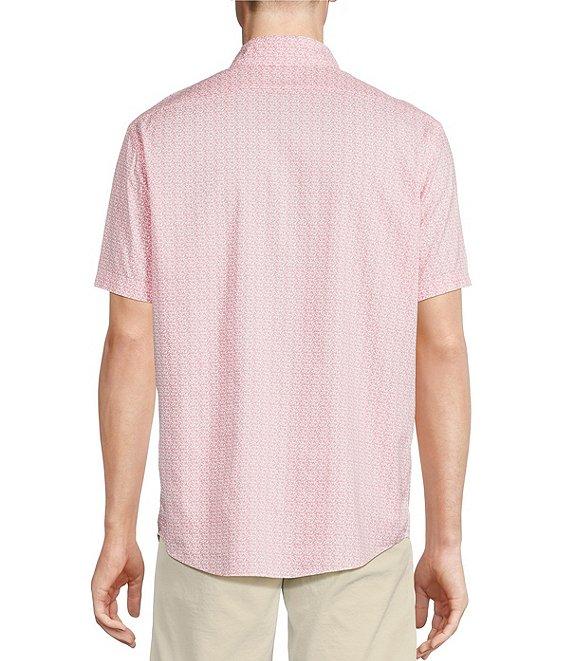 Cremieux Blue Label Performance Stretch Drink Print Short Sleeve Woven Shirt Product Image