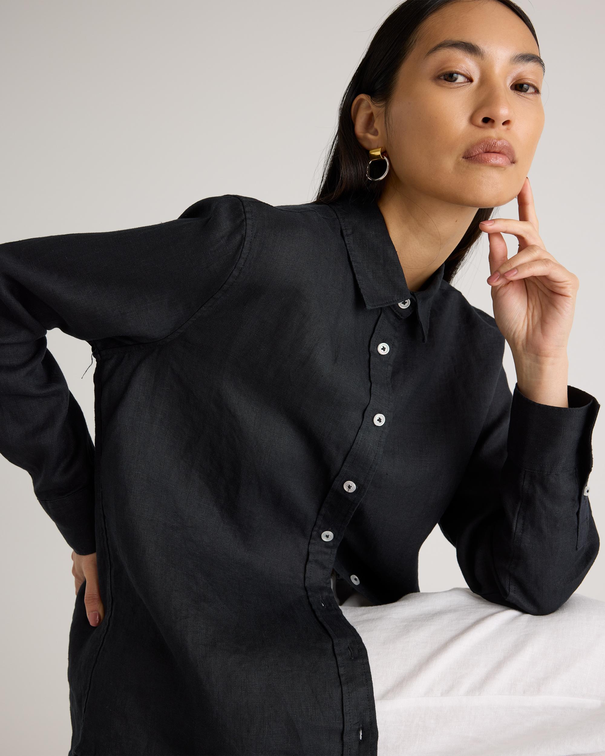 Quince | Women's Long Sleeve Shirt Linen Product Image