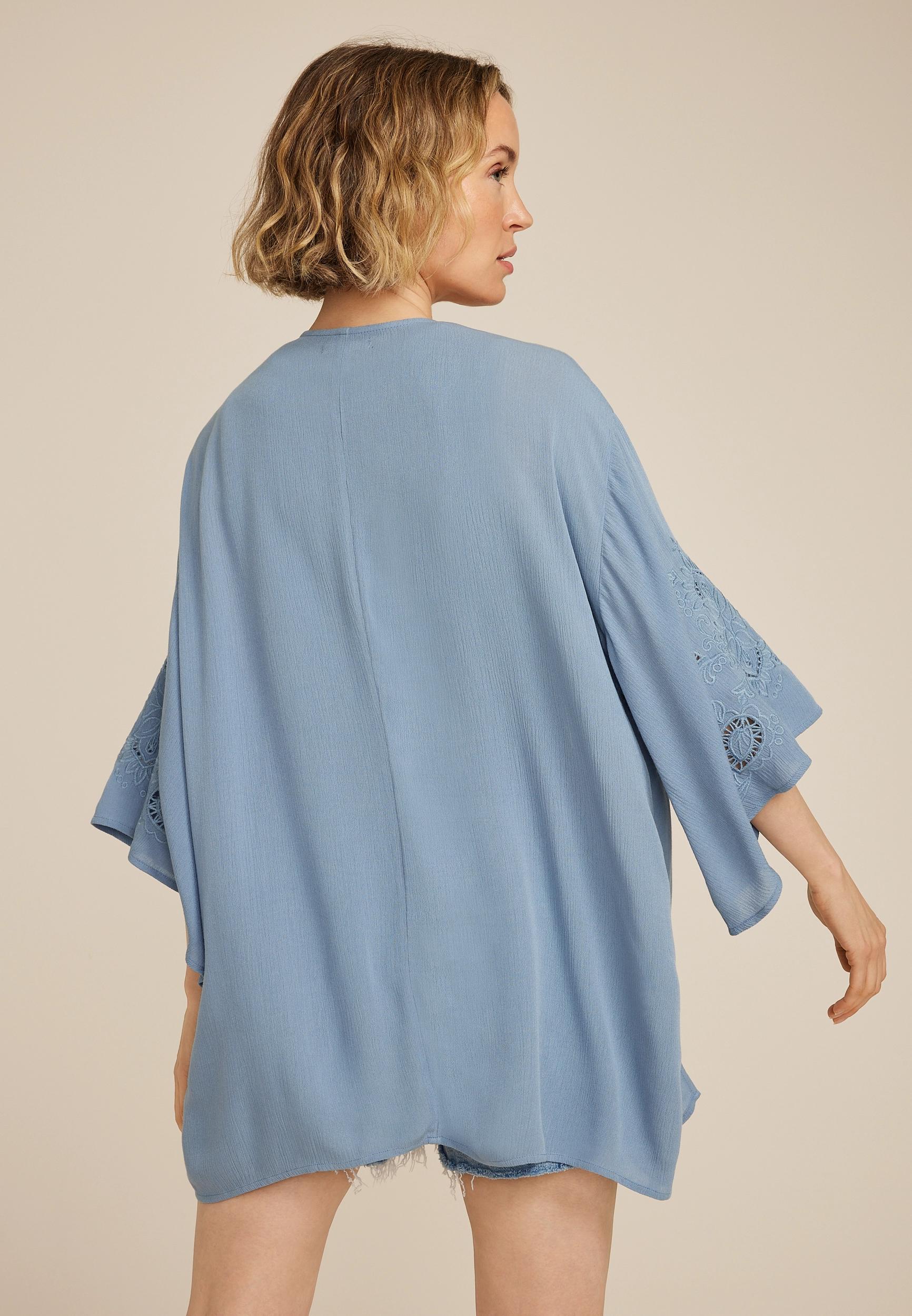 Embroidered Sleeve Kimono Product Image