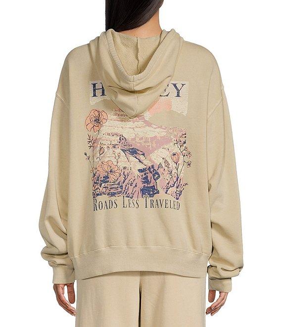 Hurley Roads Long Sleeve Fleece Boyfriend Hoodie Product Image