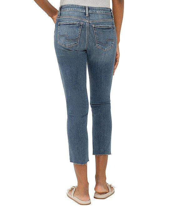 Silver Jeans Co. Elyse Ankle Skinny Straight Denim Jeans Product Image