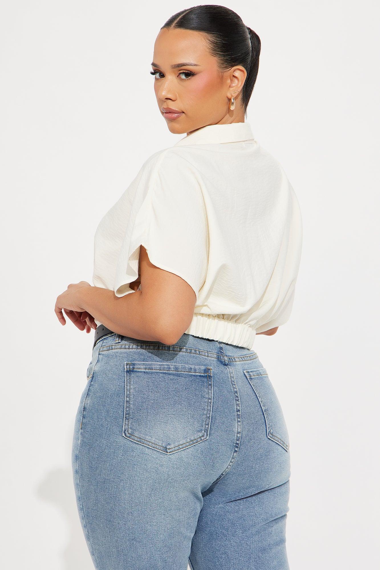 Perfect Breeze Top - Cream Product Image