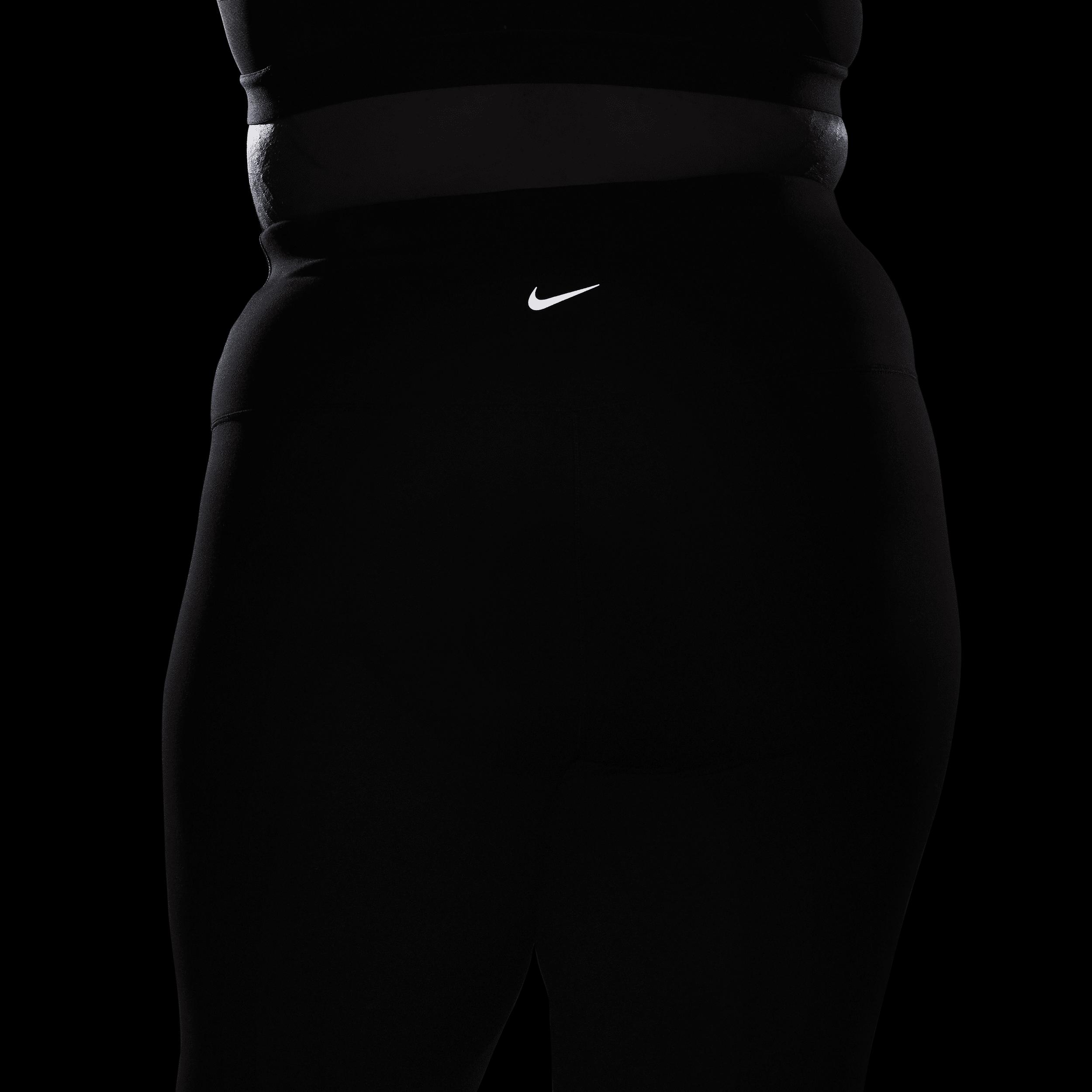 Nike Womens One High-Waisted Crop Leggings (Plus Size) | FN3238-010 Product Image