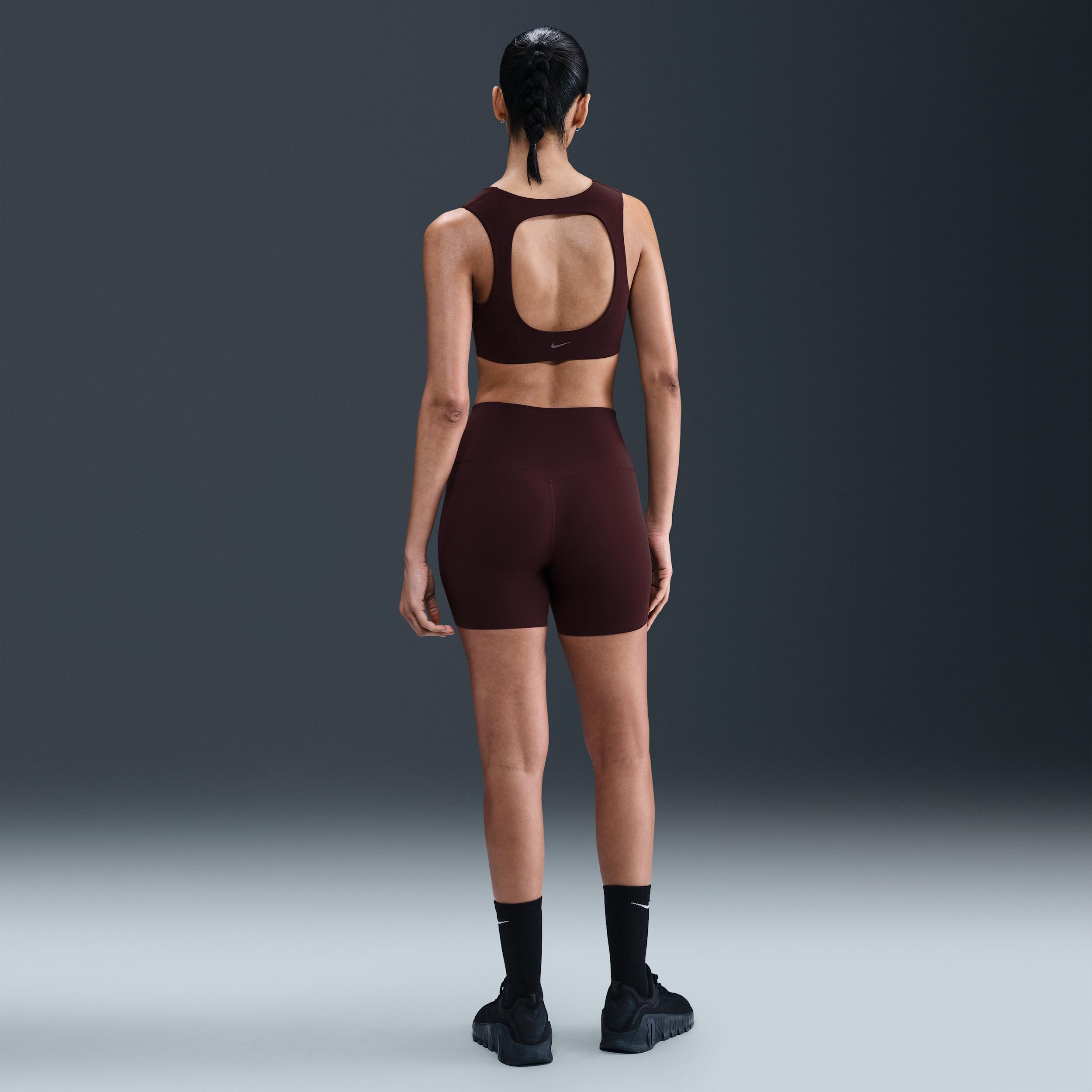 Nike Womens Zenvy High-Waisted 5 Biker Shorts | FN3156-652 Product Image