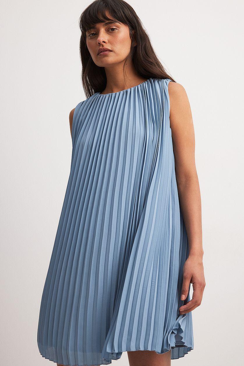Sleeveless Plisse Mini Dress Product Image