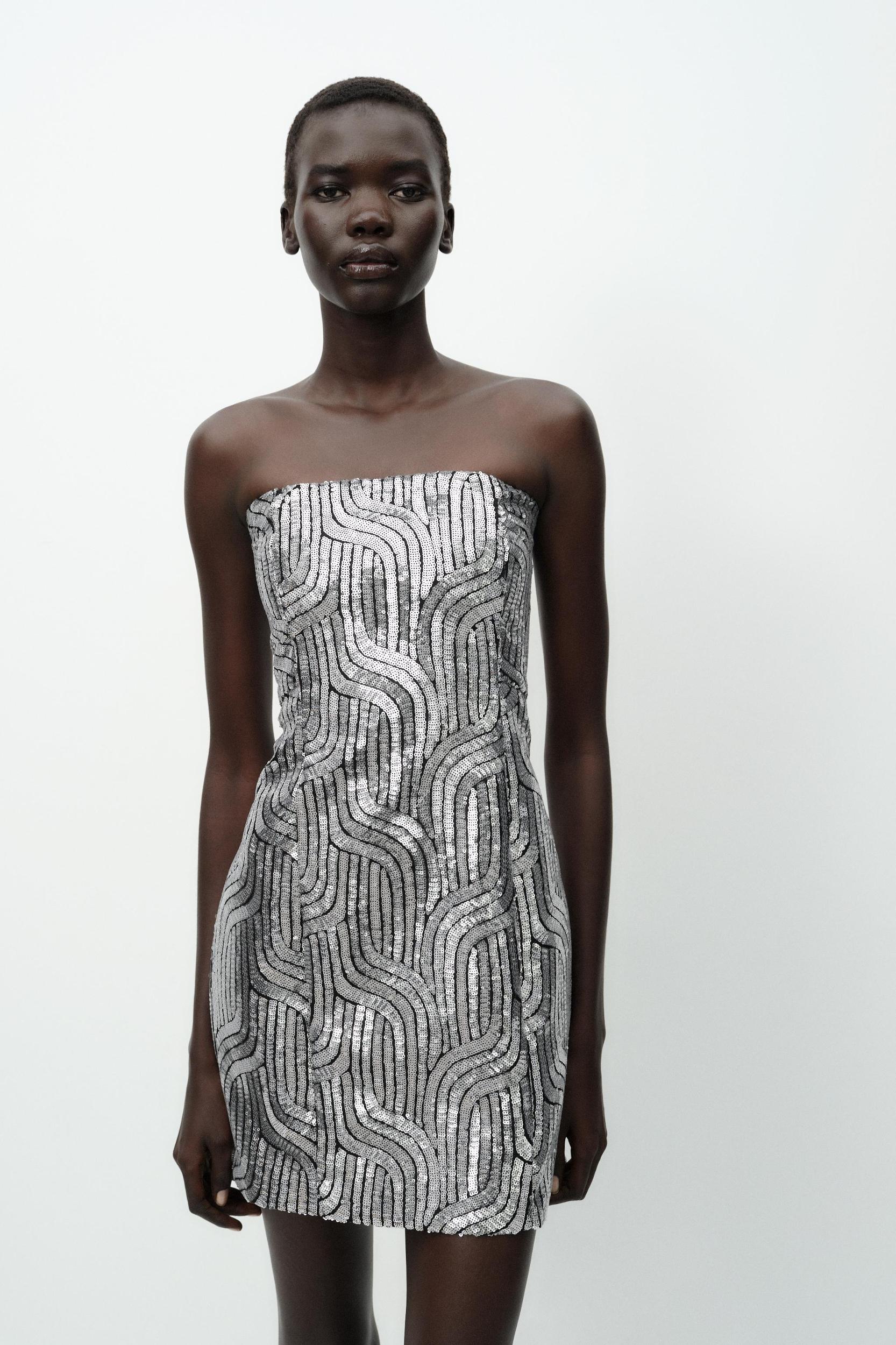 SEQUIN MINI DRESS Product Image