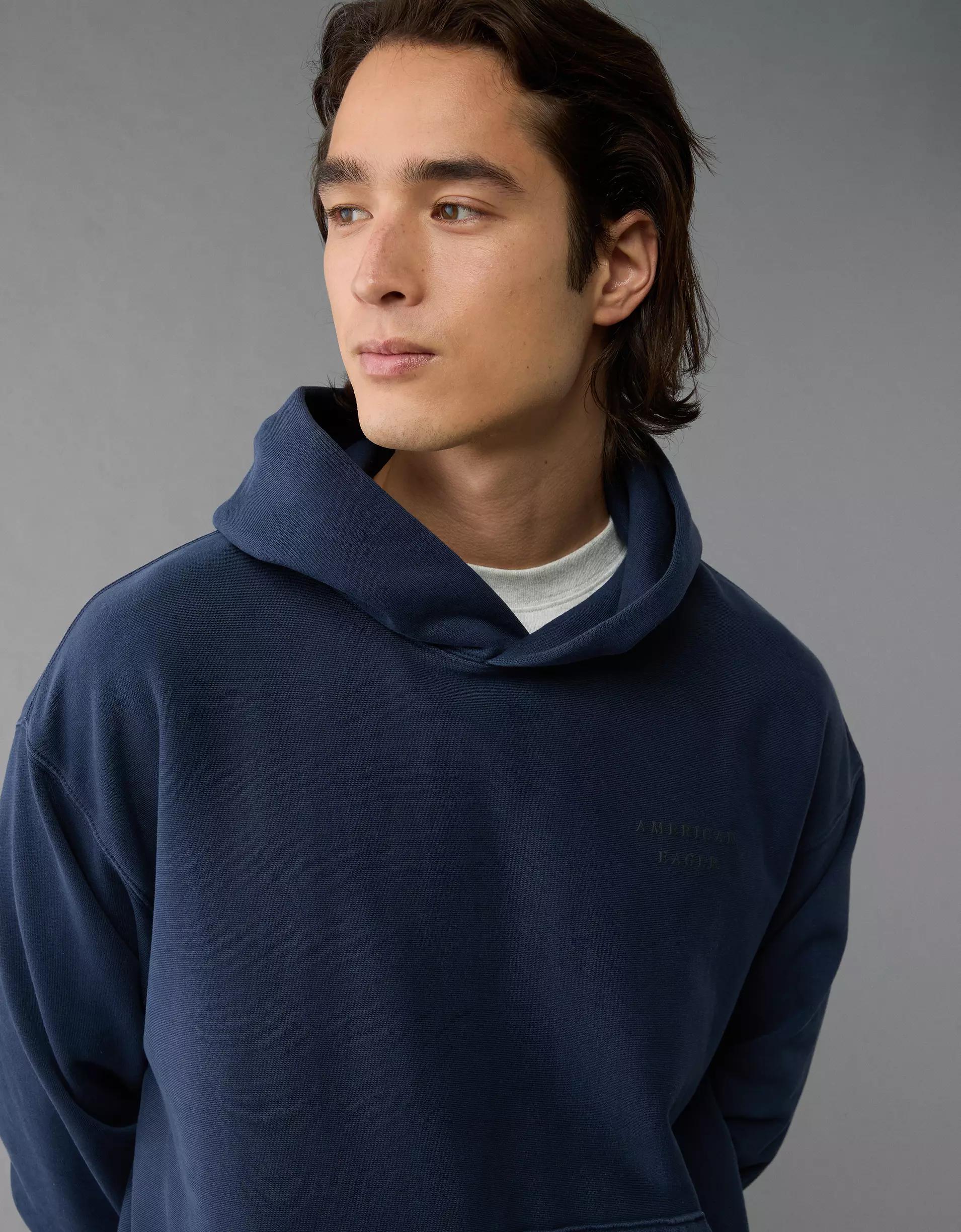 AE Laidback Luxe Heavyweight Logo Hoodie Product Image