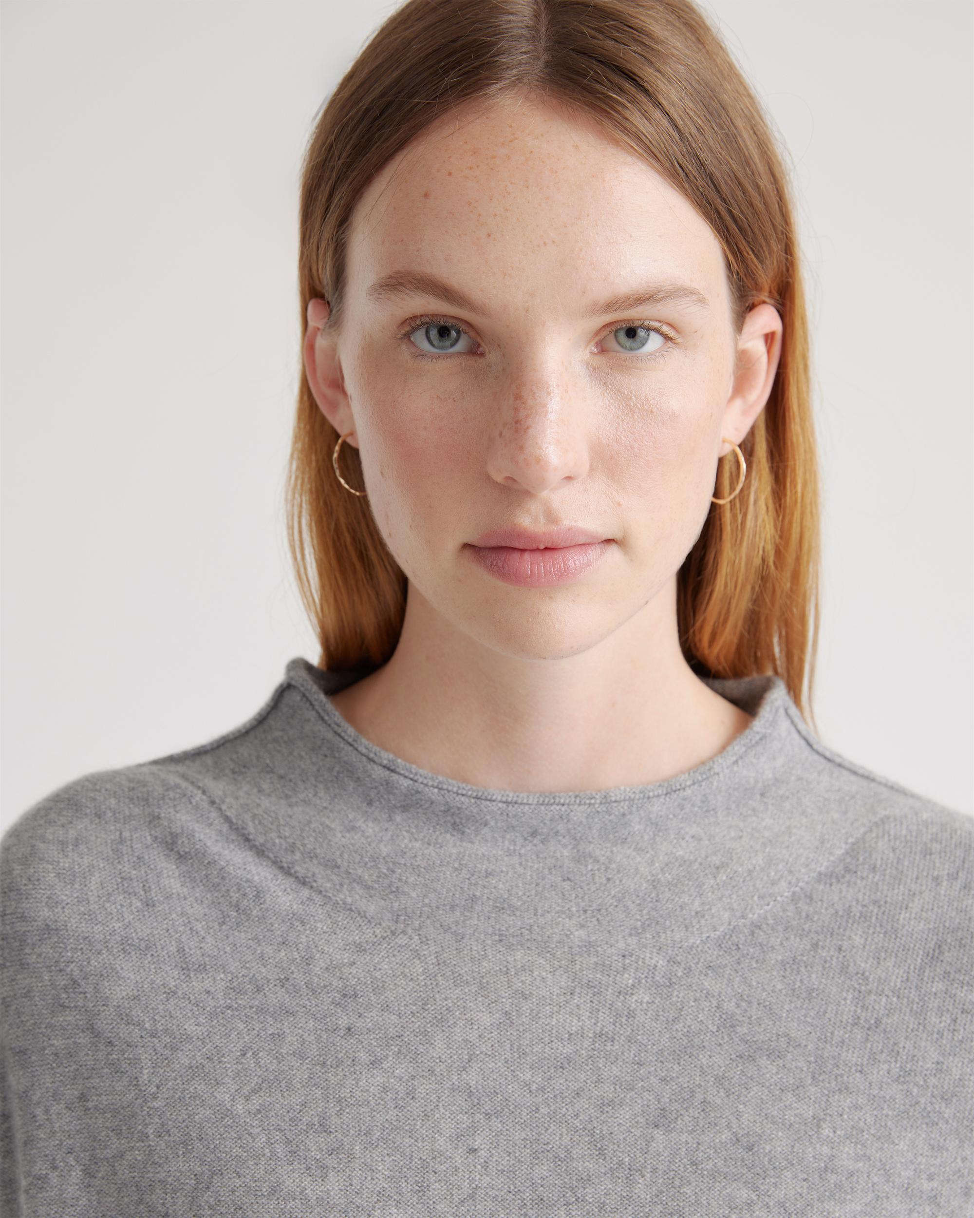 Quince | Women's Mongolian Cashmere Mock Neck Sweater Product Image