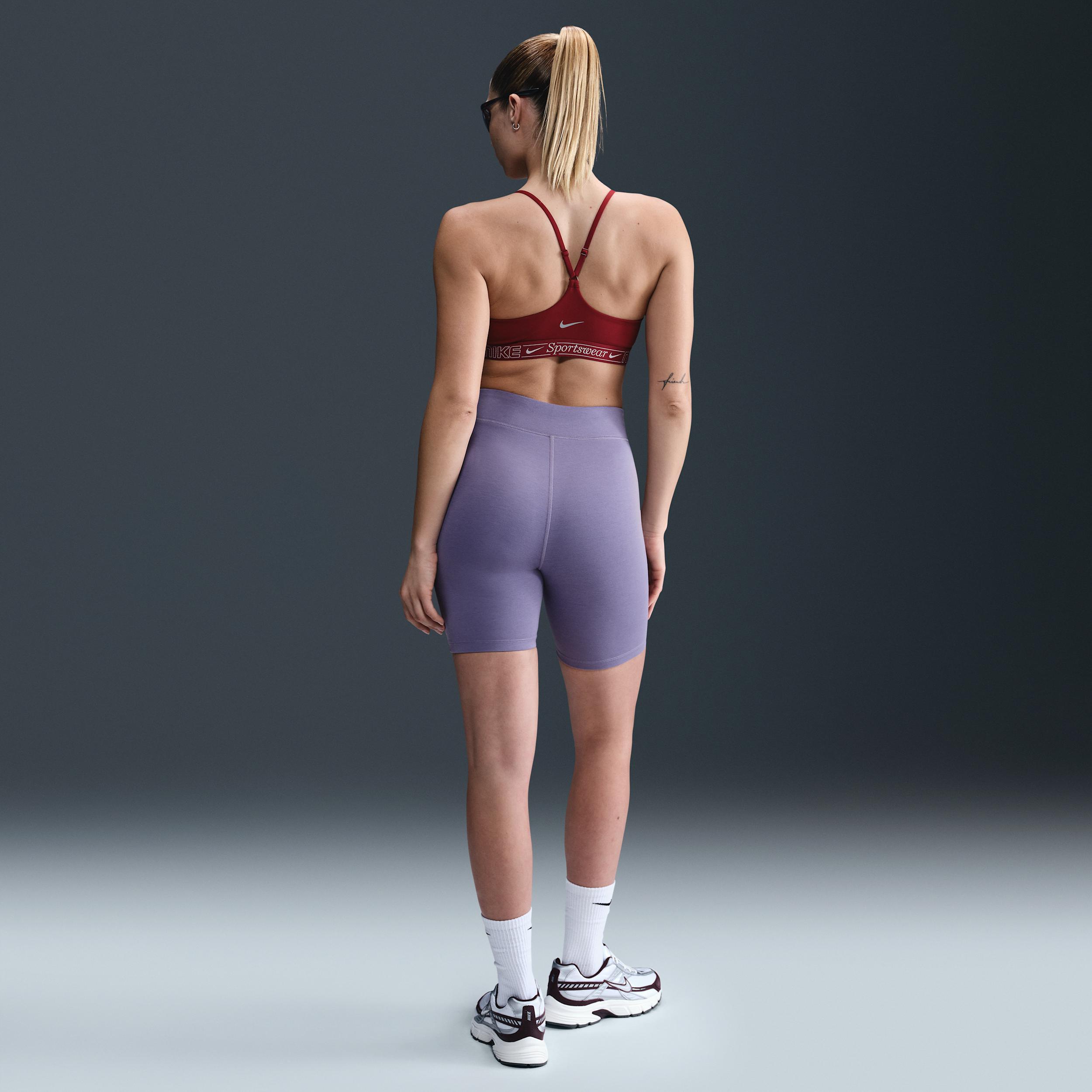 Womens Nike Sportswear Classic High-Waisted 8 Biker Shorts | DV7797-527 Product Image