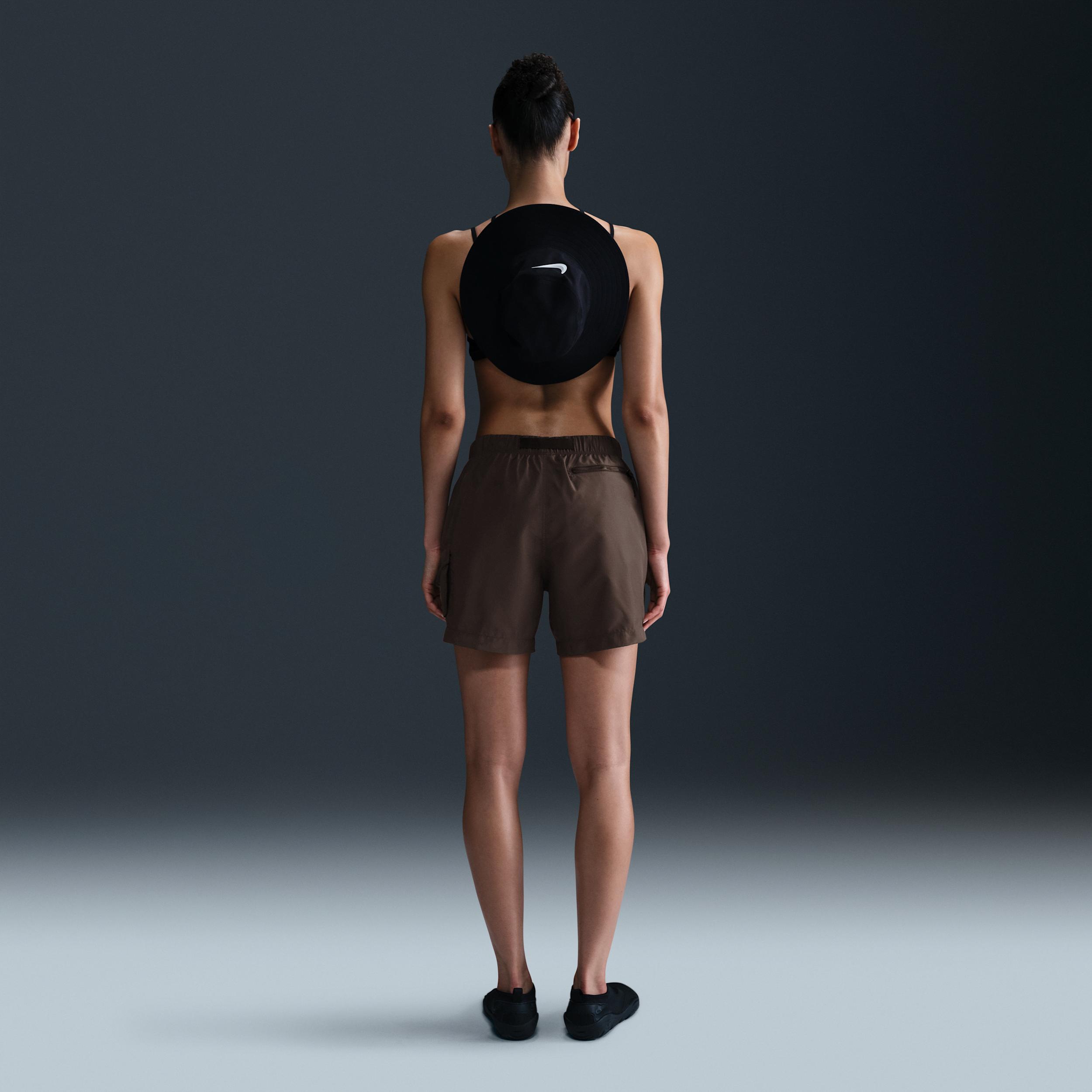 Nike Womens Swim Voyage Cover-Up Shorts | NESSF322-206 Product Image