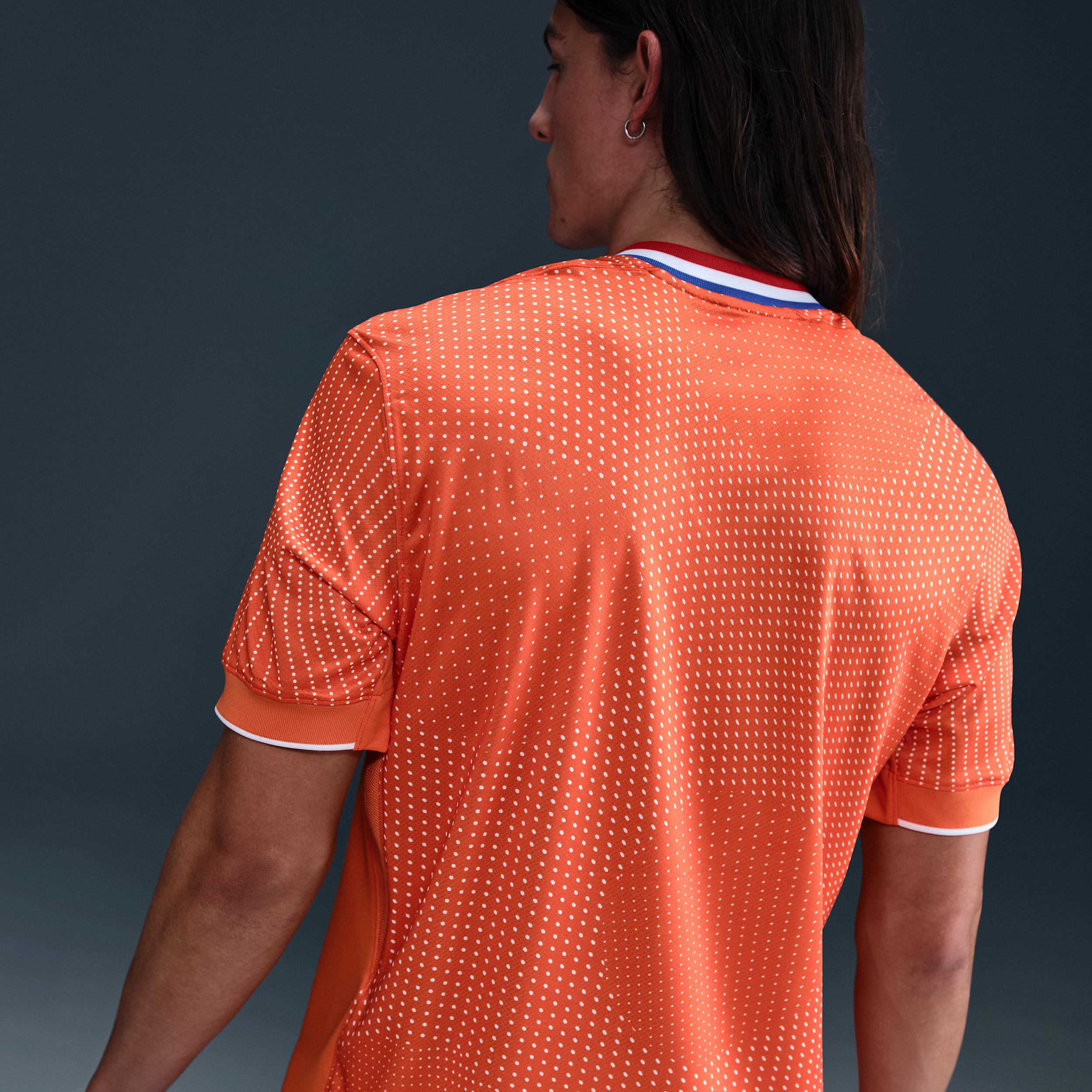 Netherlands 2025 Stadium Home (Team) Nike Men's Dri-FIT Soccer Replica Jersey Product Image
