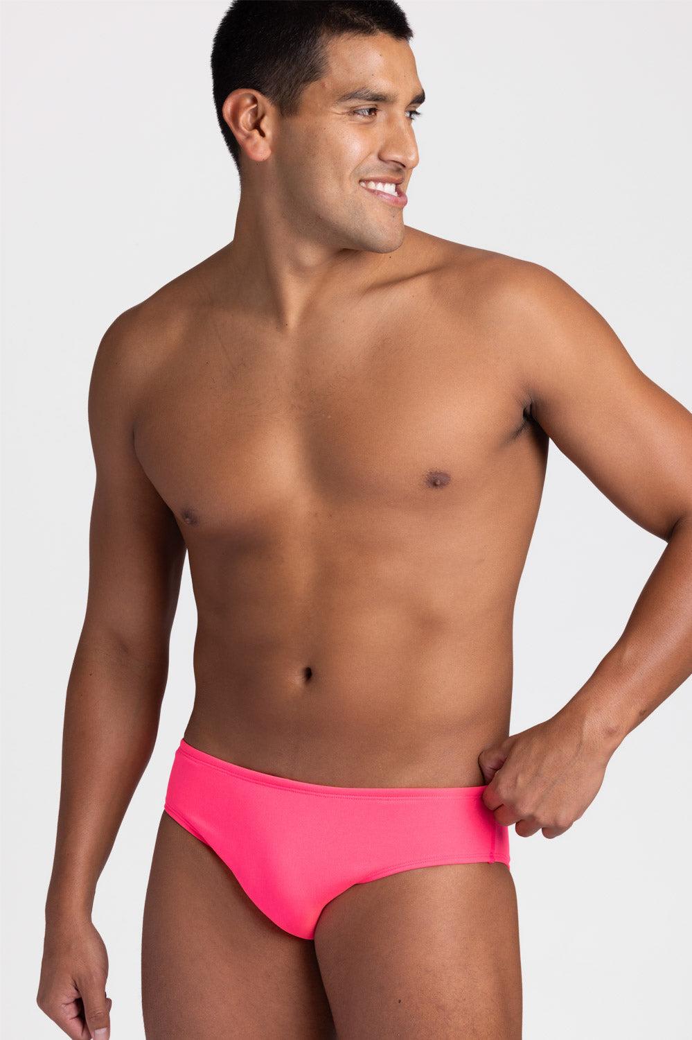 BROLYN Swim Brief - Hot Pink Male Product Image