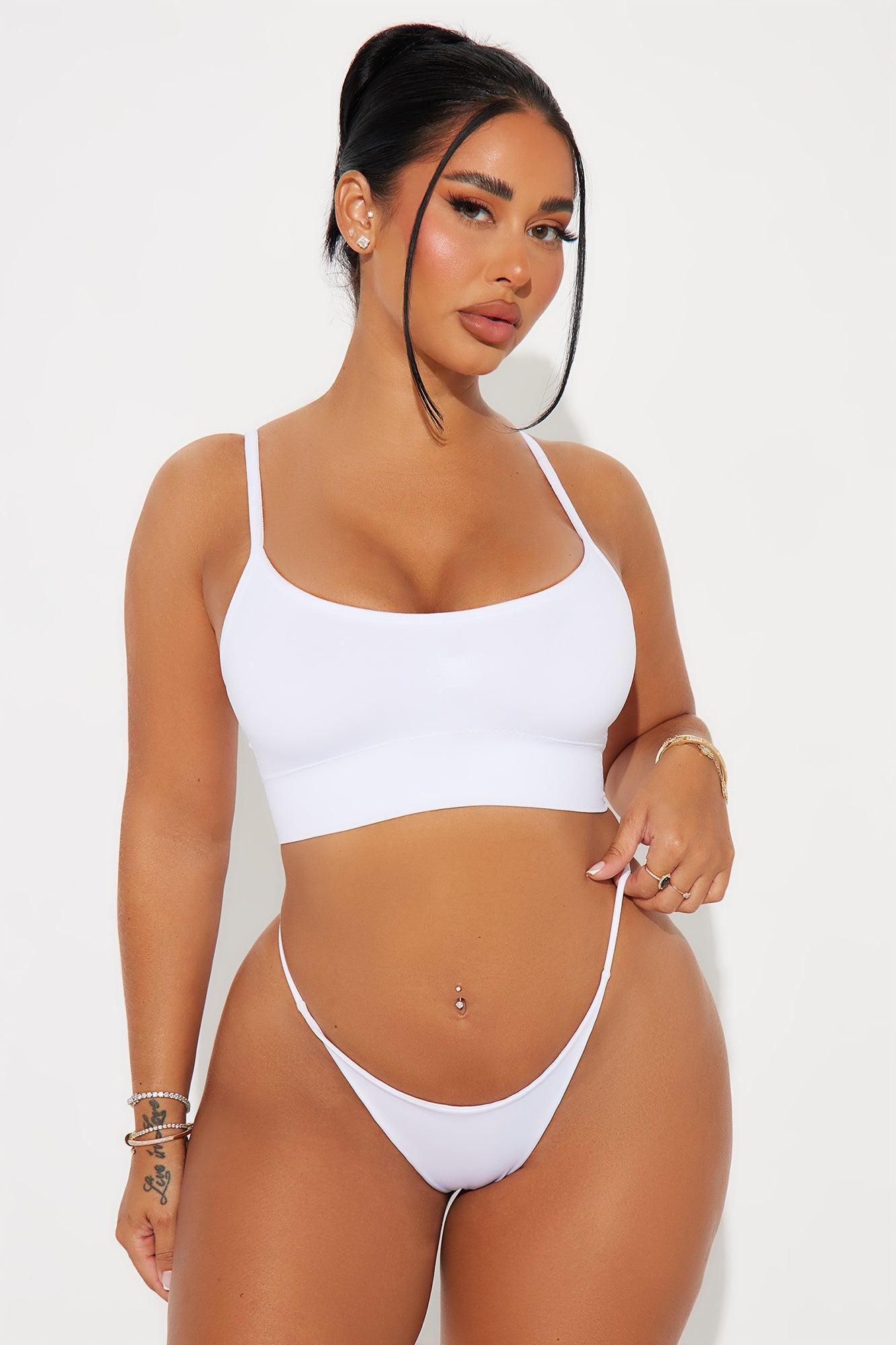 Easy Seamless Ruched Bra 2 Pack - White/combo Product Image