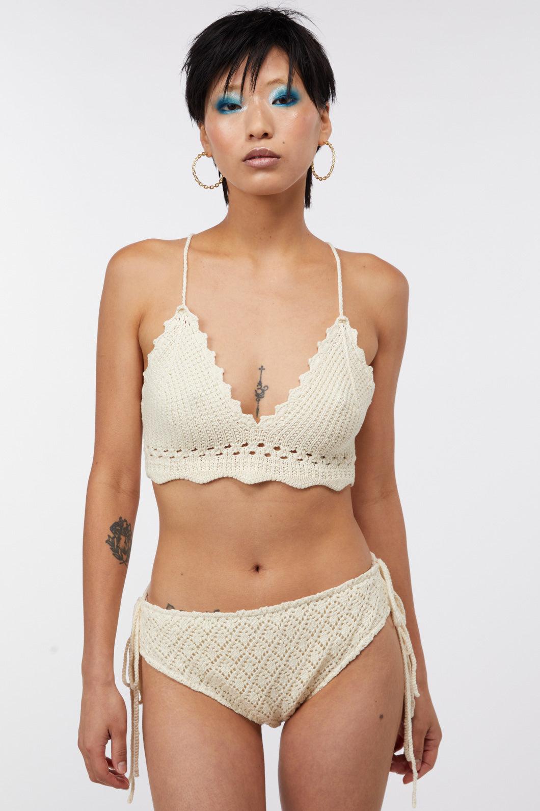 Bianca Crochet Bikini Top Product Image