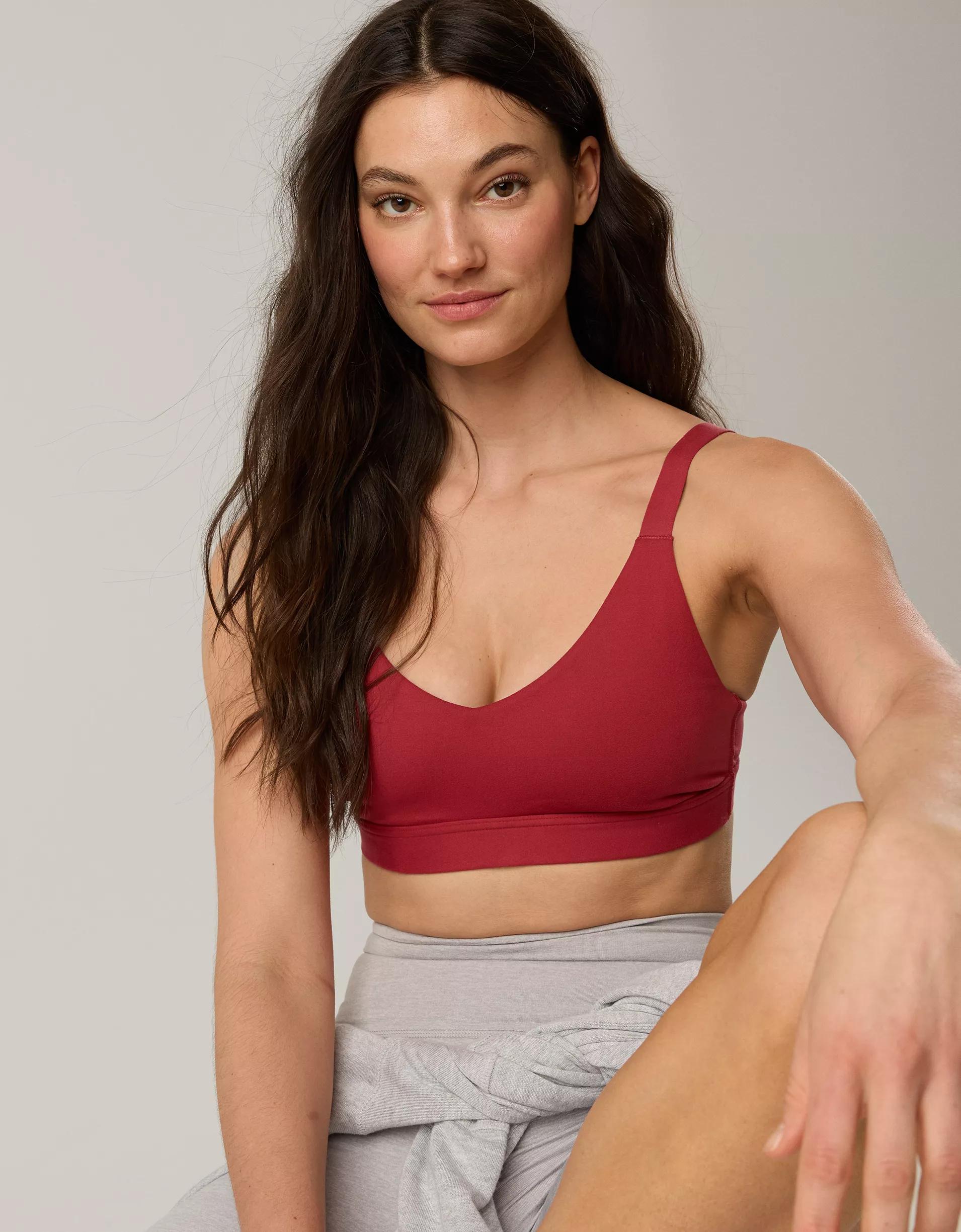 OFFLINE By Aerie The Hugger V-Neck Sports Bra Product Image