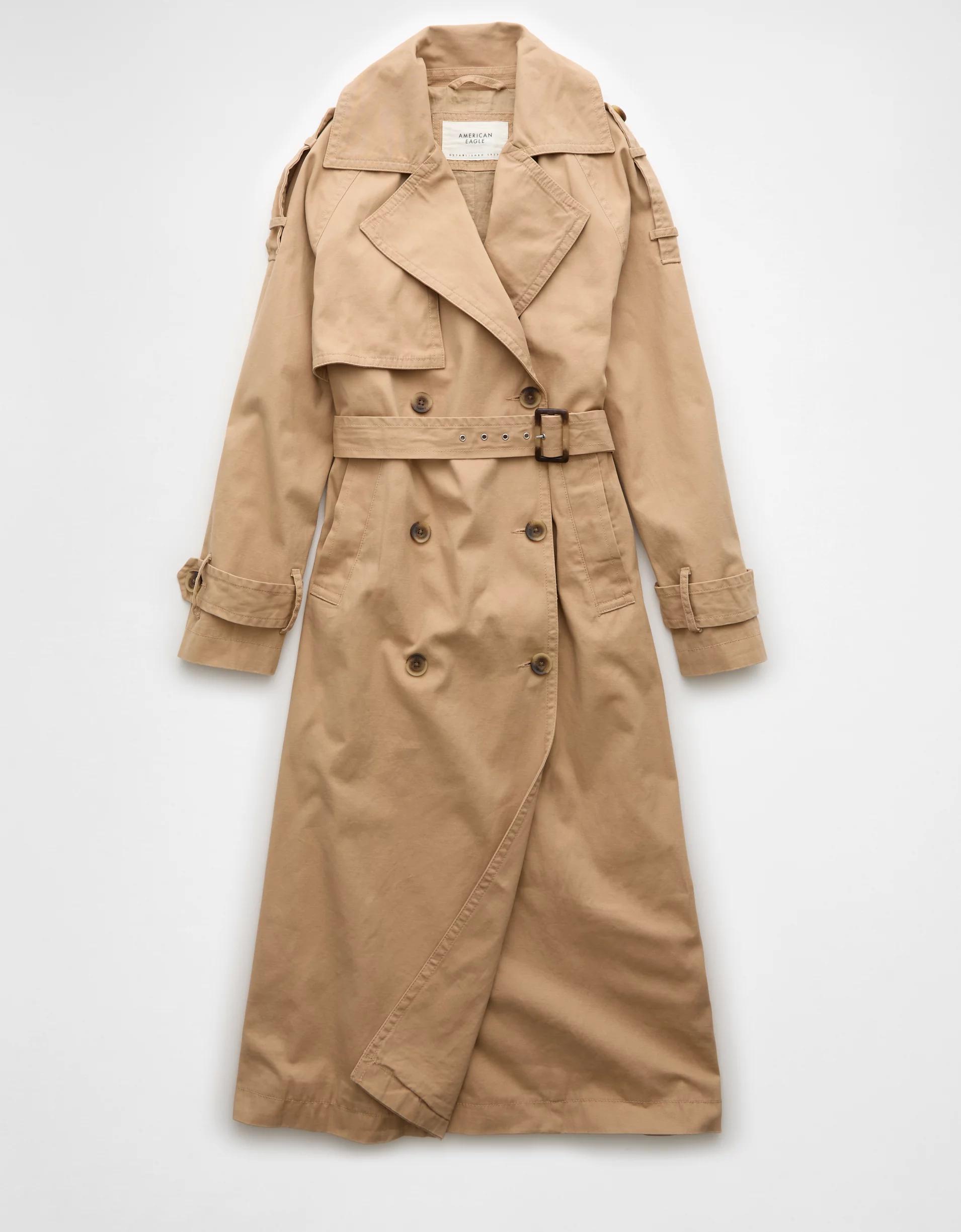 AE Twill Trench Coat Product Image