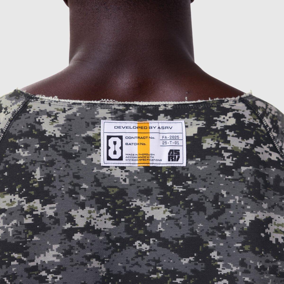 1114. Vintage Raw Hem Pump Cover - Pixel Camo Product Image