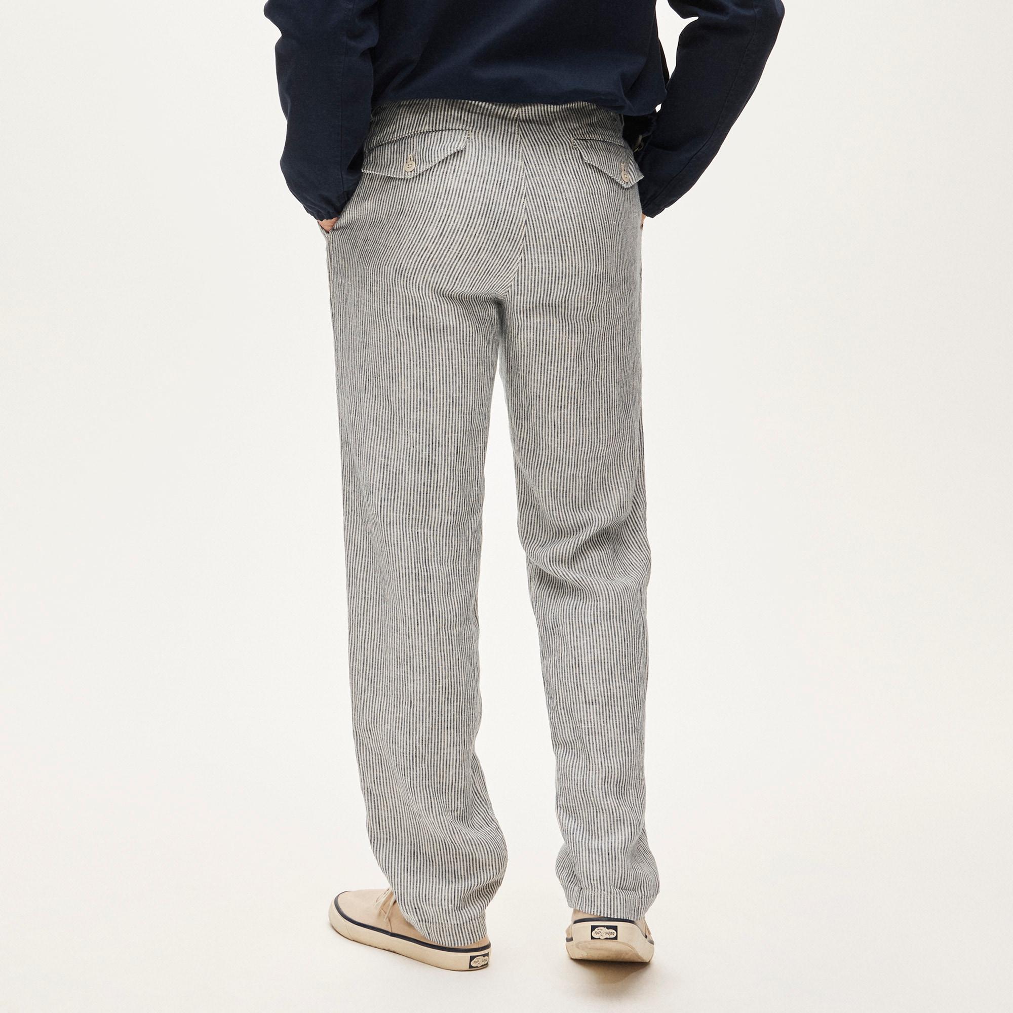 Classic-fit linen trouser Product Image