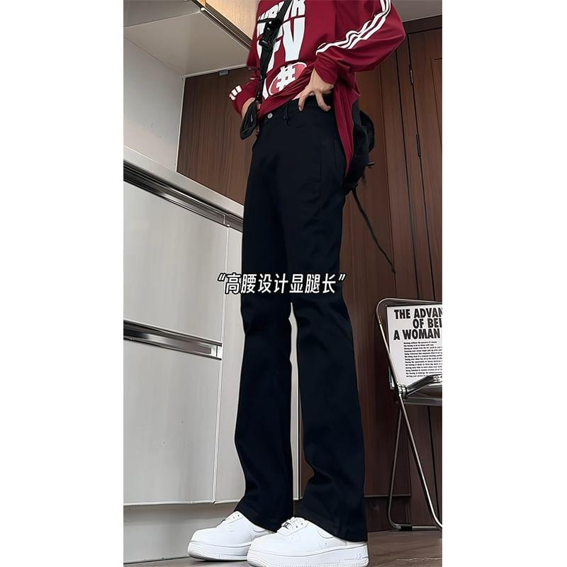 High Waist Flared Jeans Product Image