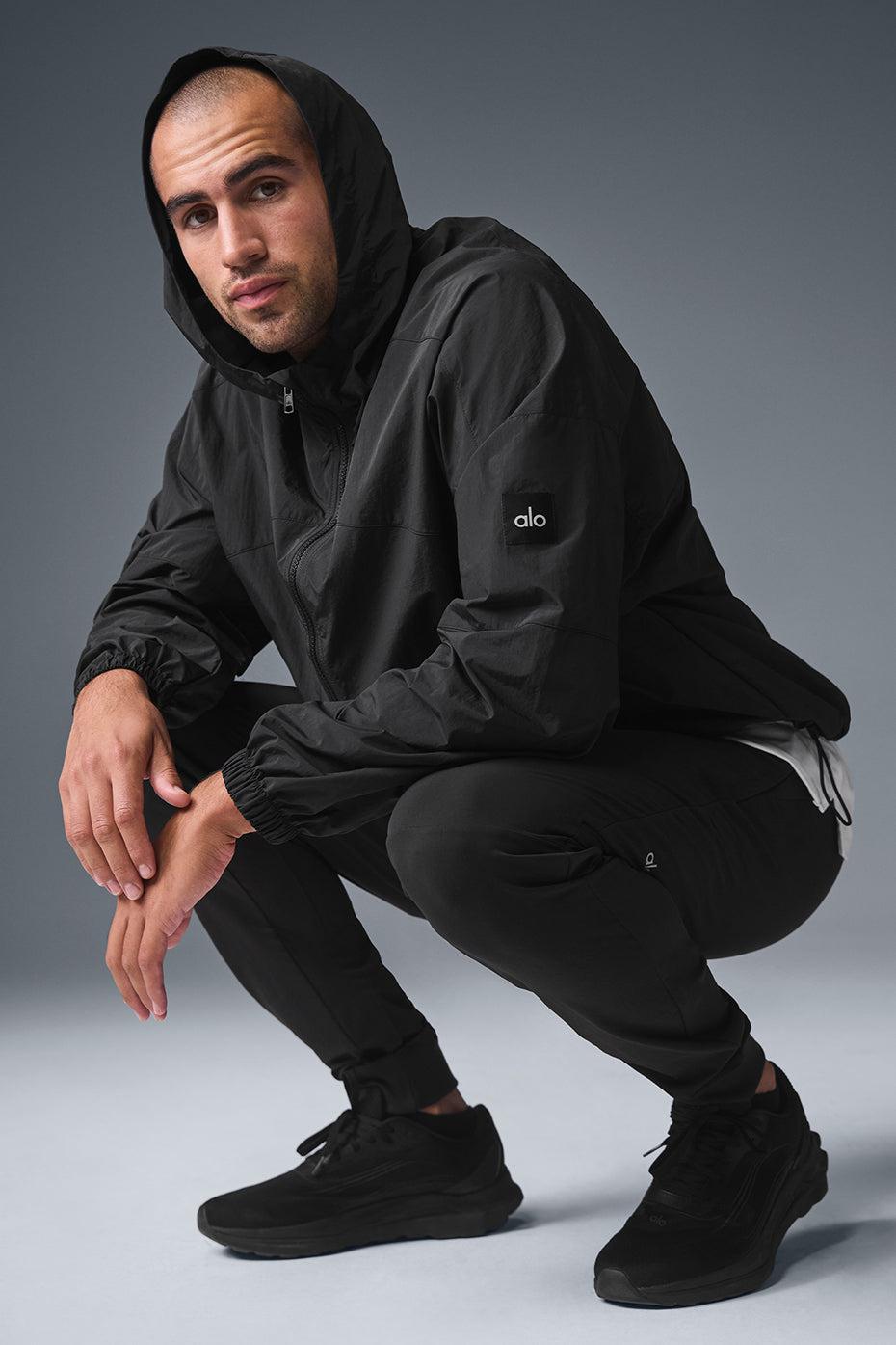 Vantage Nylon Ripstop Track Jacket - Black Product Image