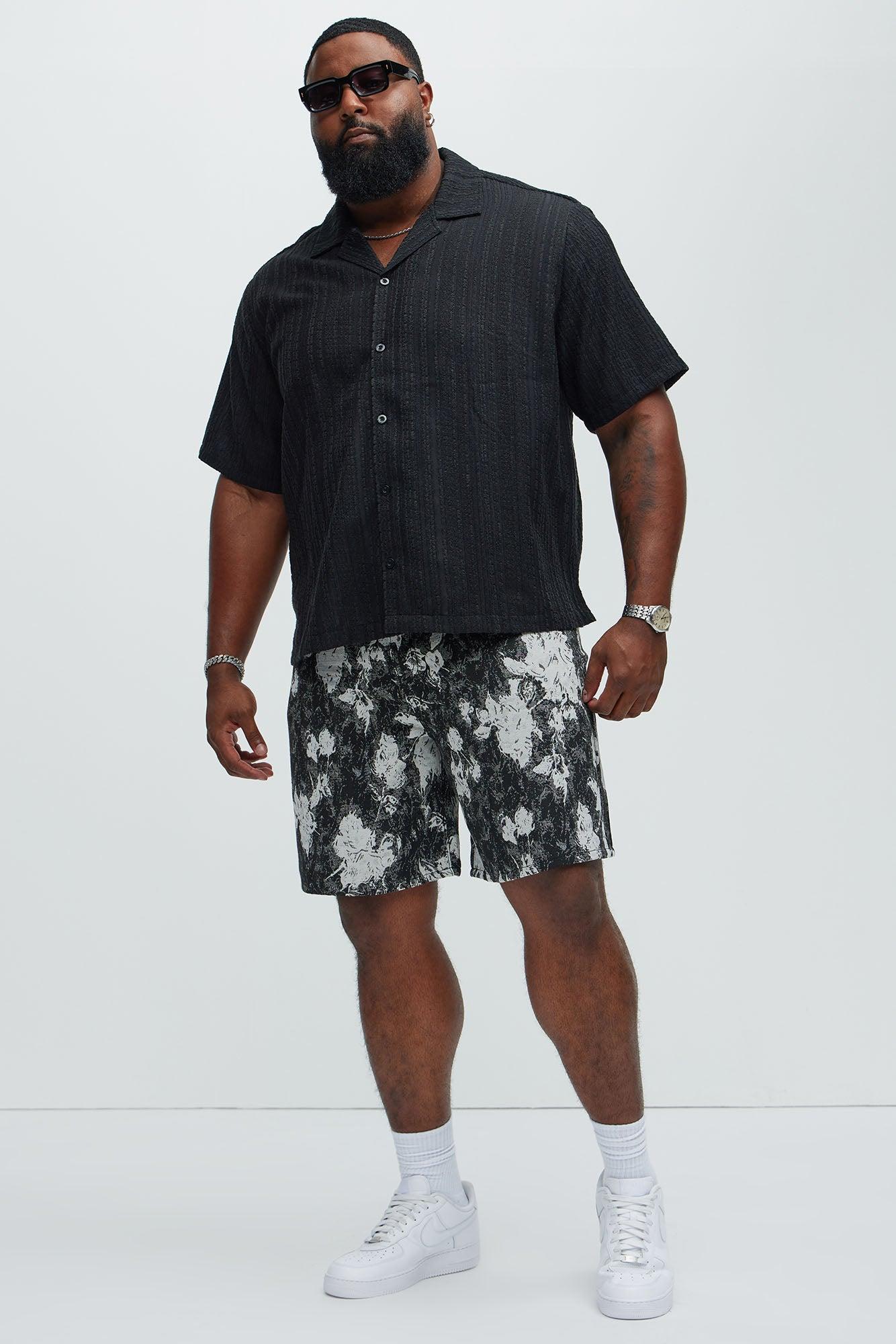 Telford Textured Shirt - Black Product Image