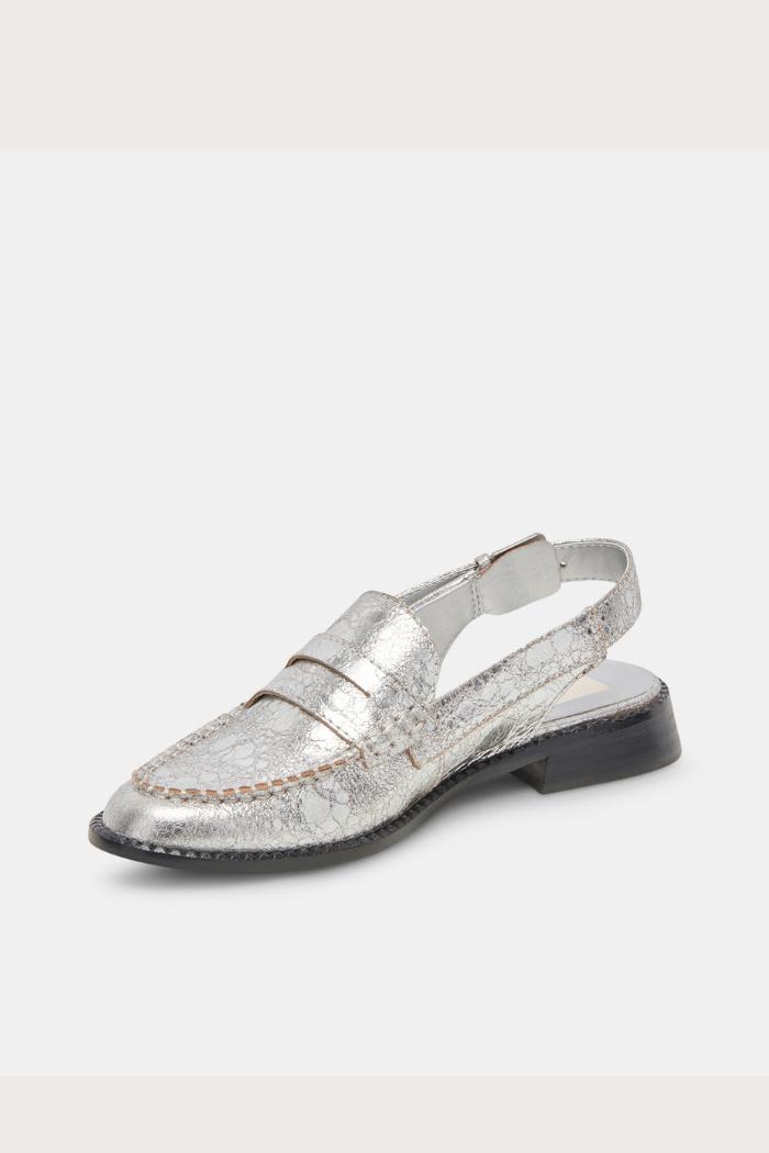 Hardi Loafers- Silver Crackle Product Image