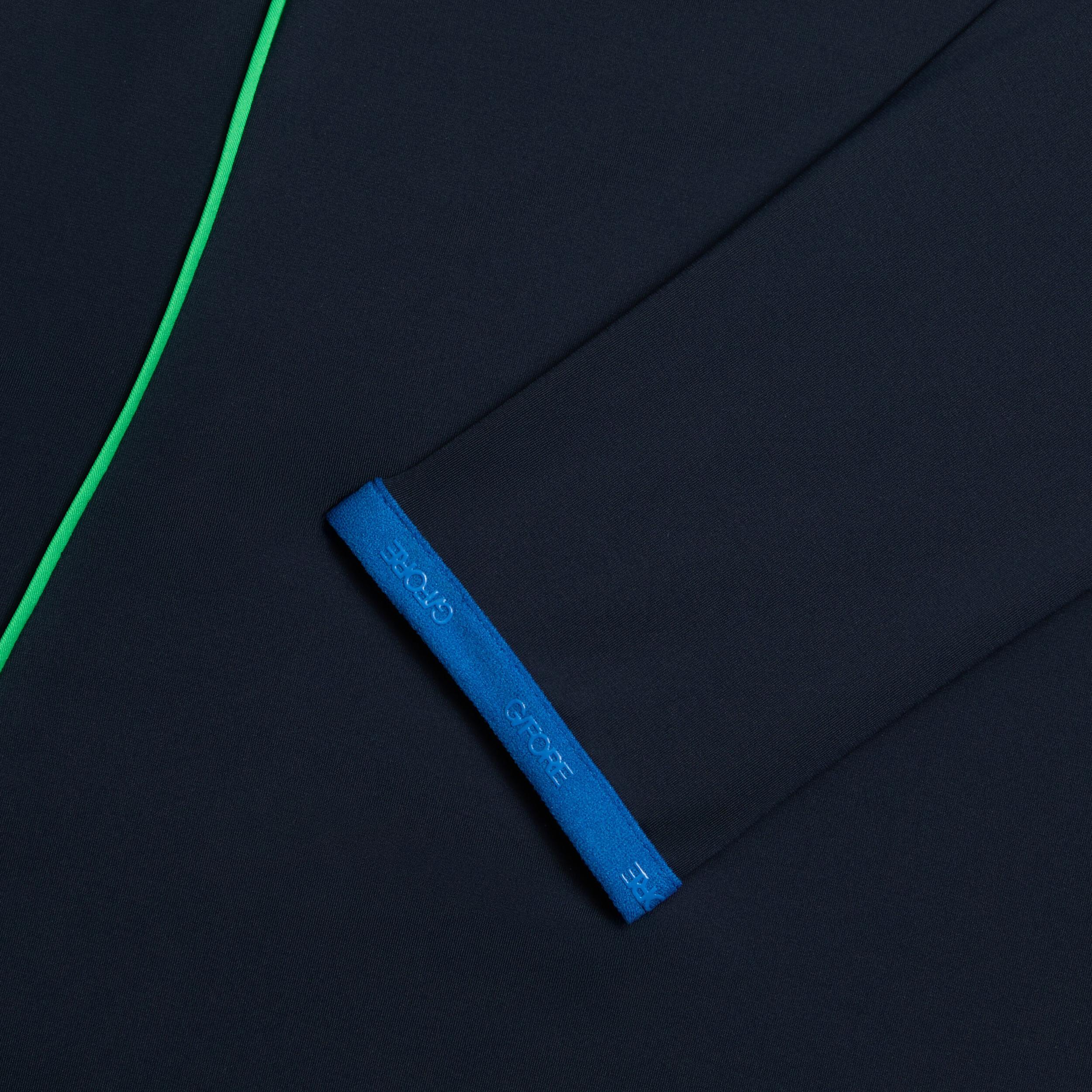 STRETCH NYLON INTERLOCK TIPPED PULLOVER Product Image