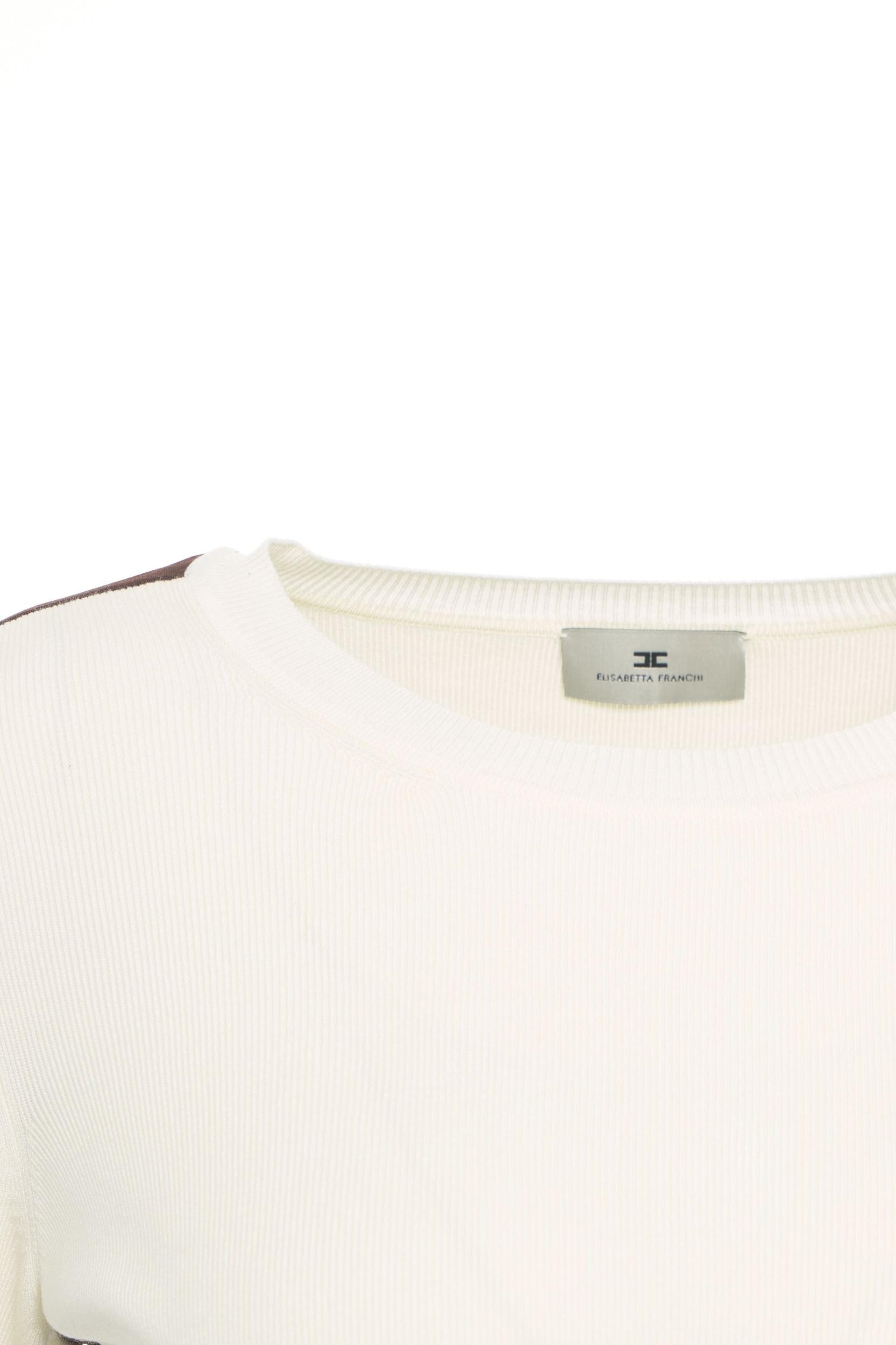 Knit top with logo details Product Image