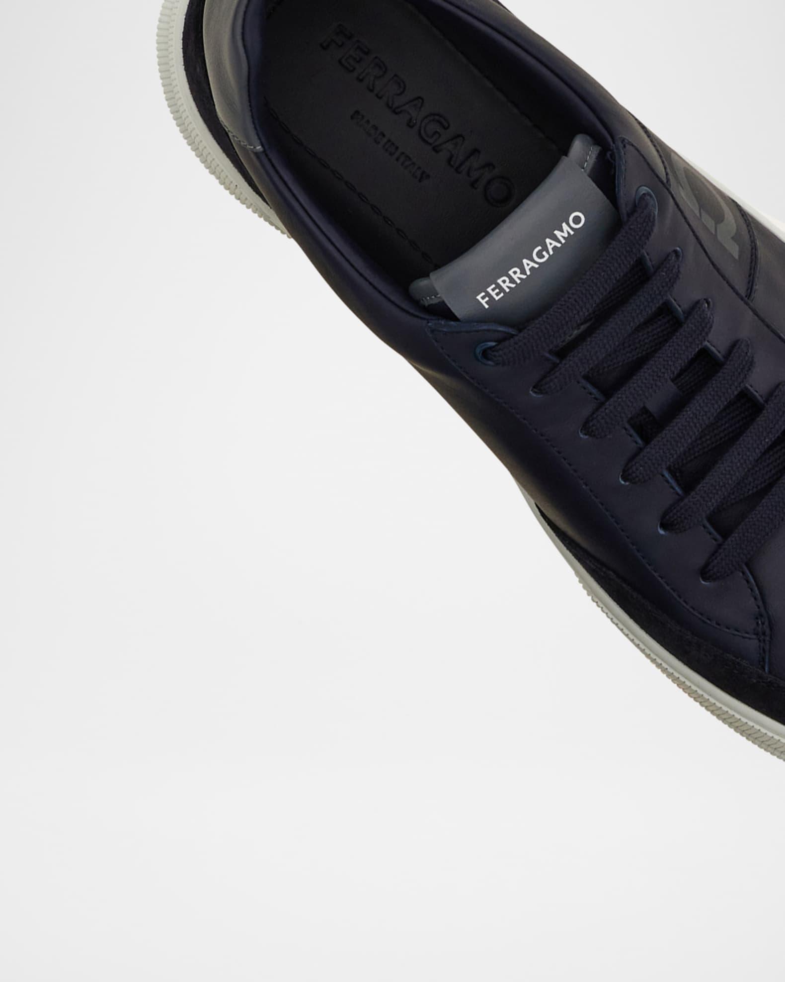 Men's Alaska Gancio Leather Low-Top Sneakers Product Image