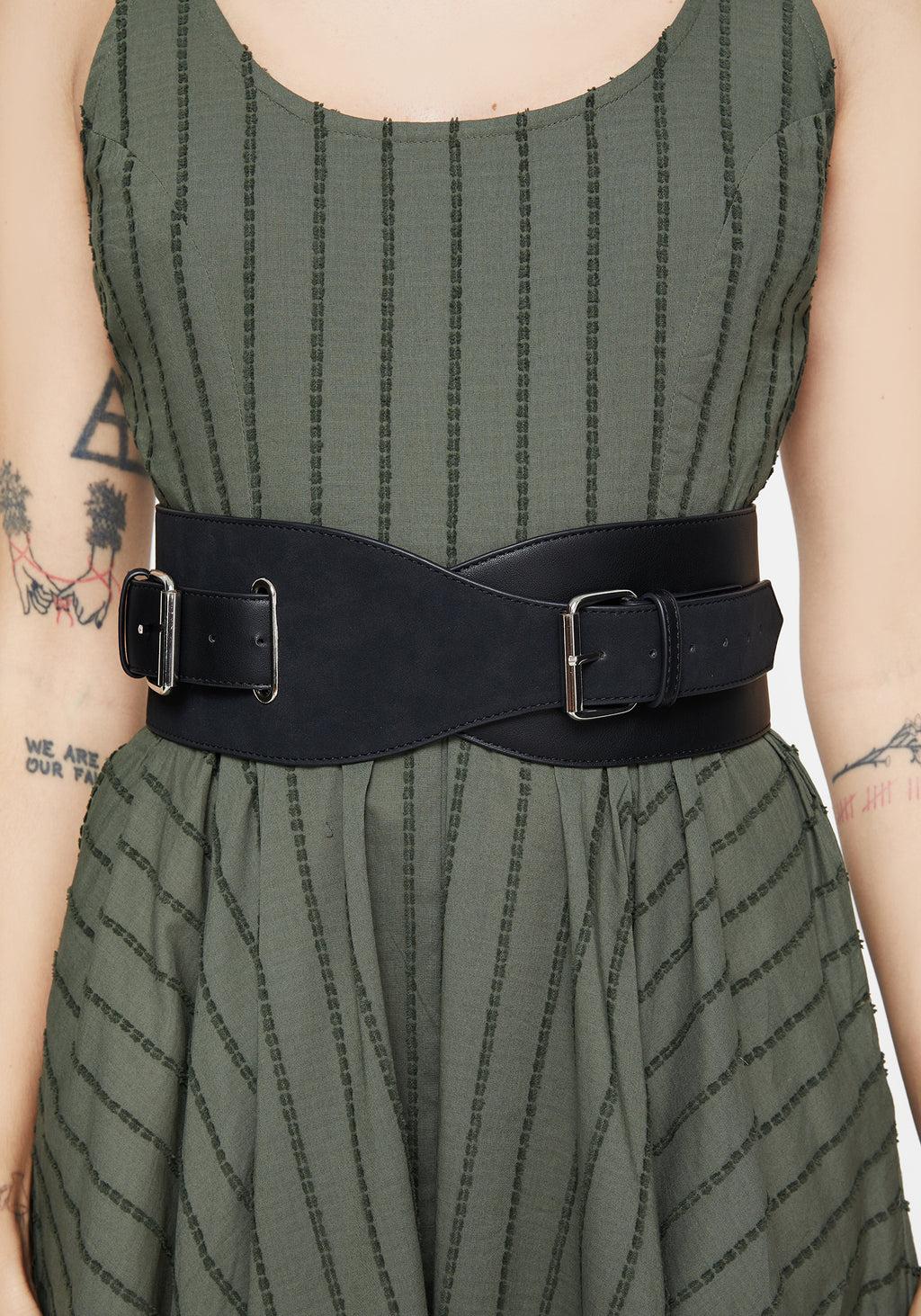 Nyx Faux Suede Leather Waist Belt Product Image