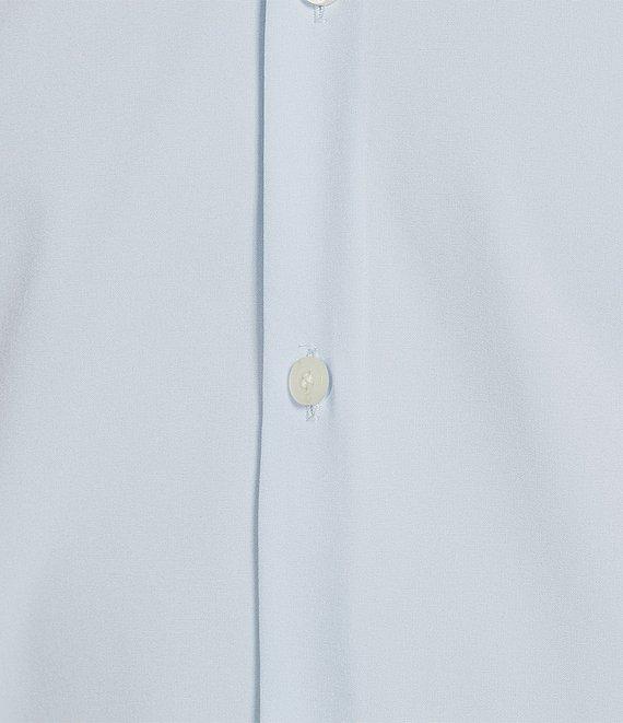 Murano Slim Fit Solid Performance Stretch Long Sleeve Woven Shirt Product Image