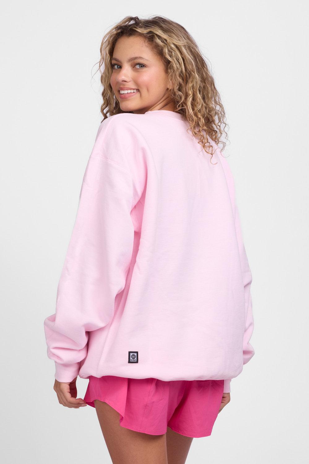 Roxanne Oversized Fleece Crewneck - Gloria Female Product Image