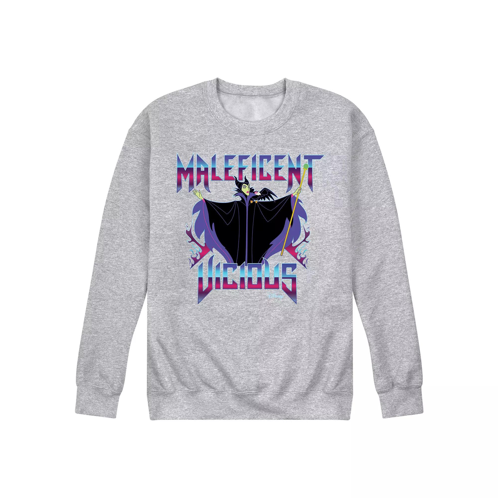 Disney Villains Sleeping Beauty Maleficent Men's Vicious Fleece Sweatshirt,  Product Image