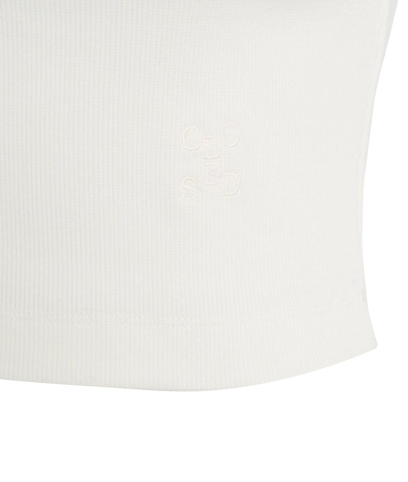 Ribbed top with embroidered logo Product Image