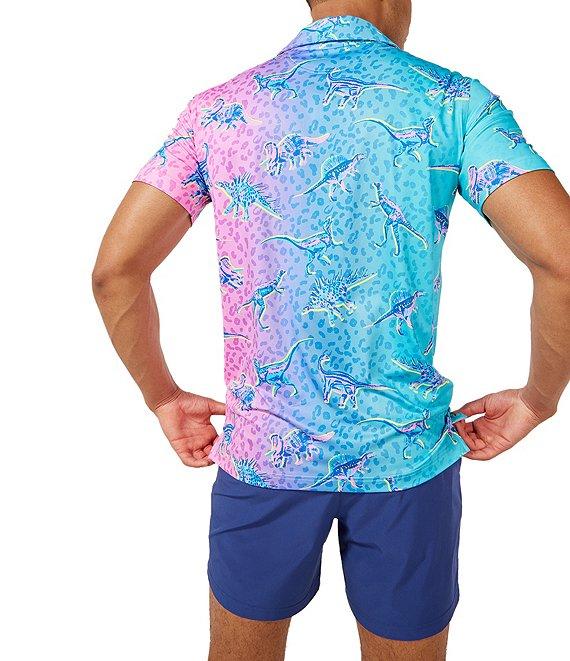 Chubbies Dino Delight Short Sleeve Performance Family Matching Polo Shirt Product Image