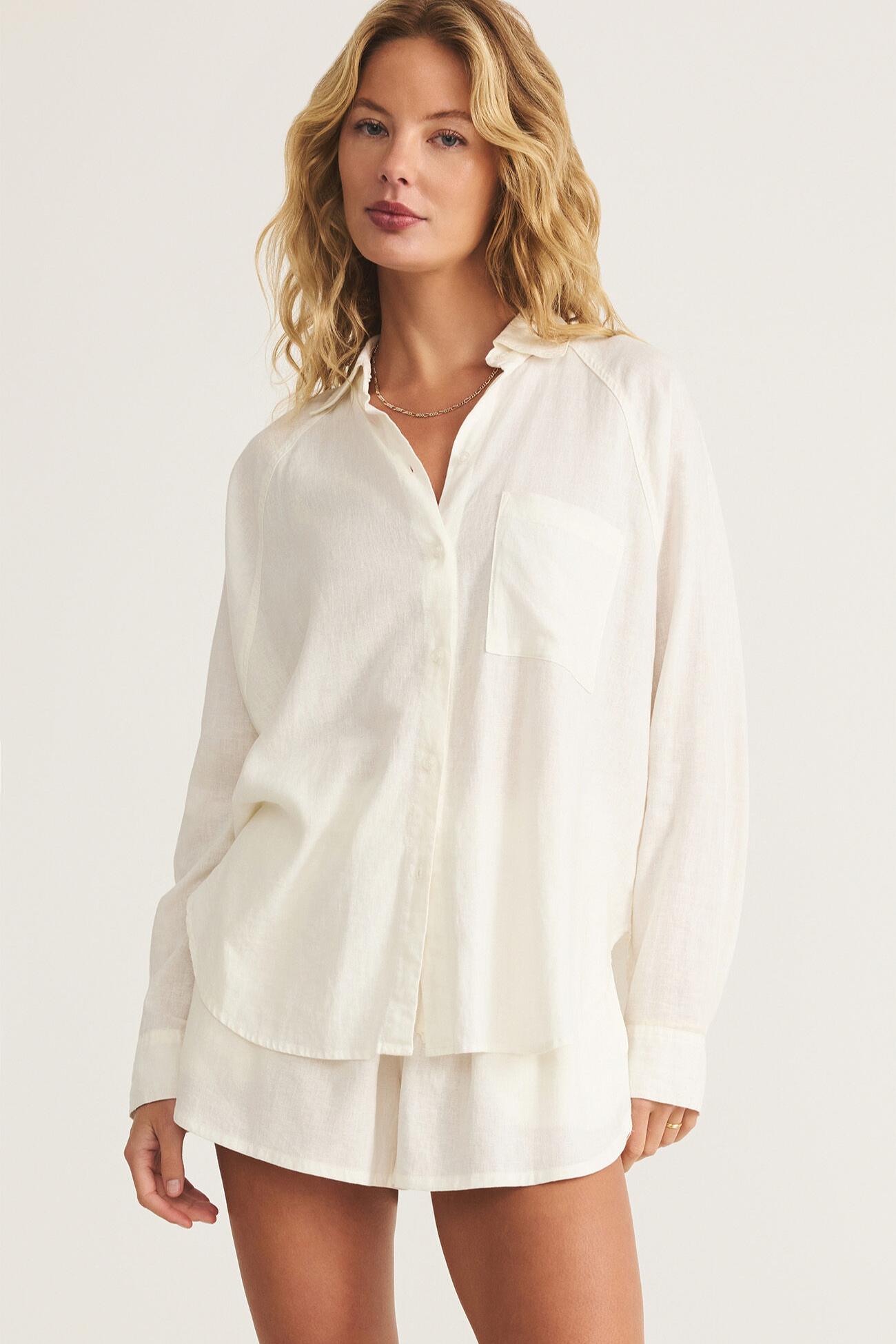 The Perfect Linen Top Product Image